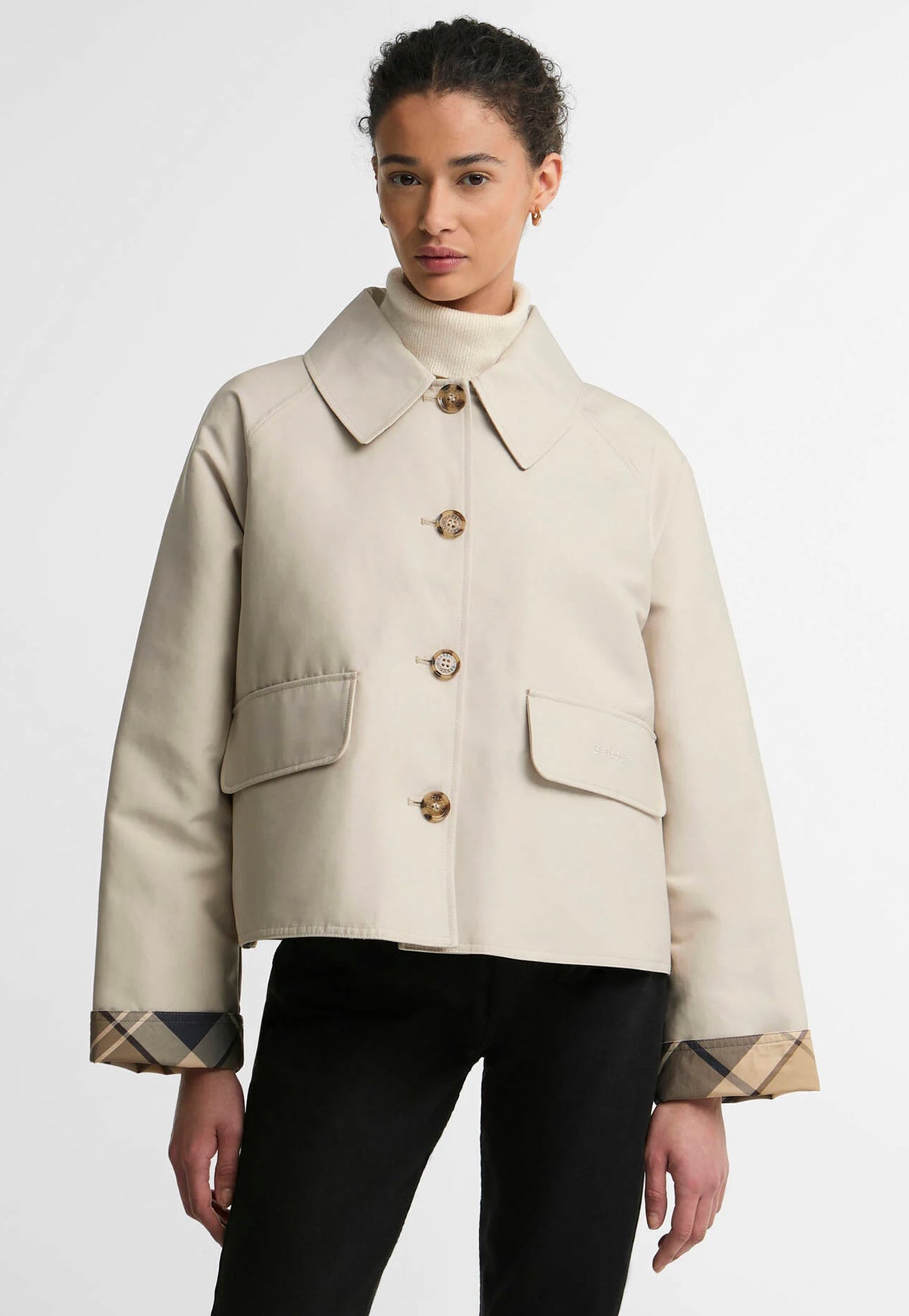 Delilah Showerproof Jacket - Mist/Birchwood