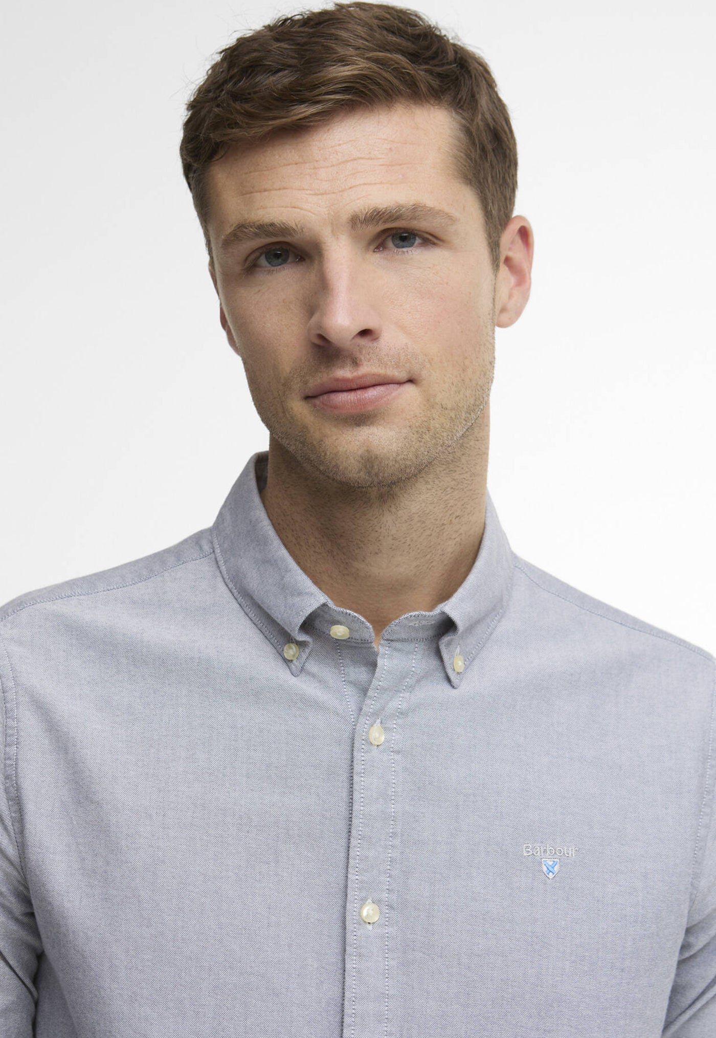 Oxtown Tailored Shirt - Grey Blue