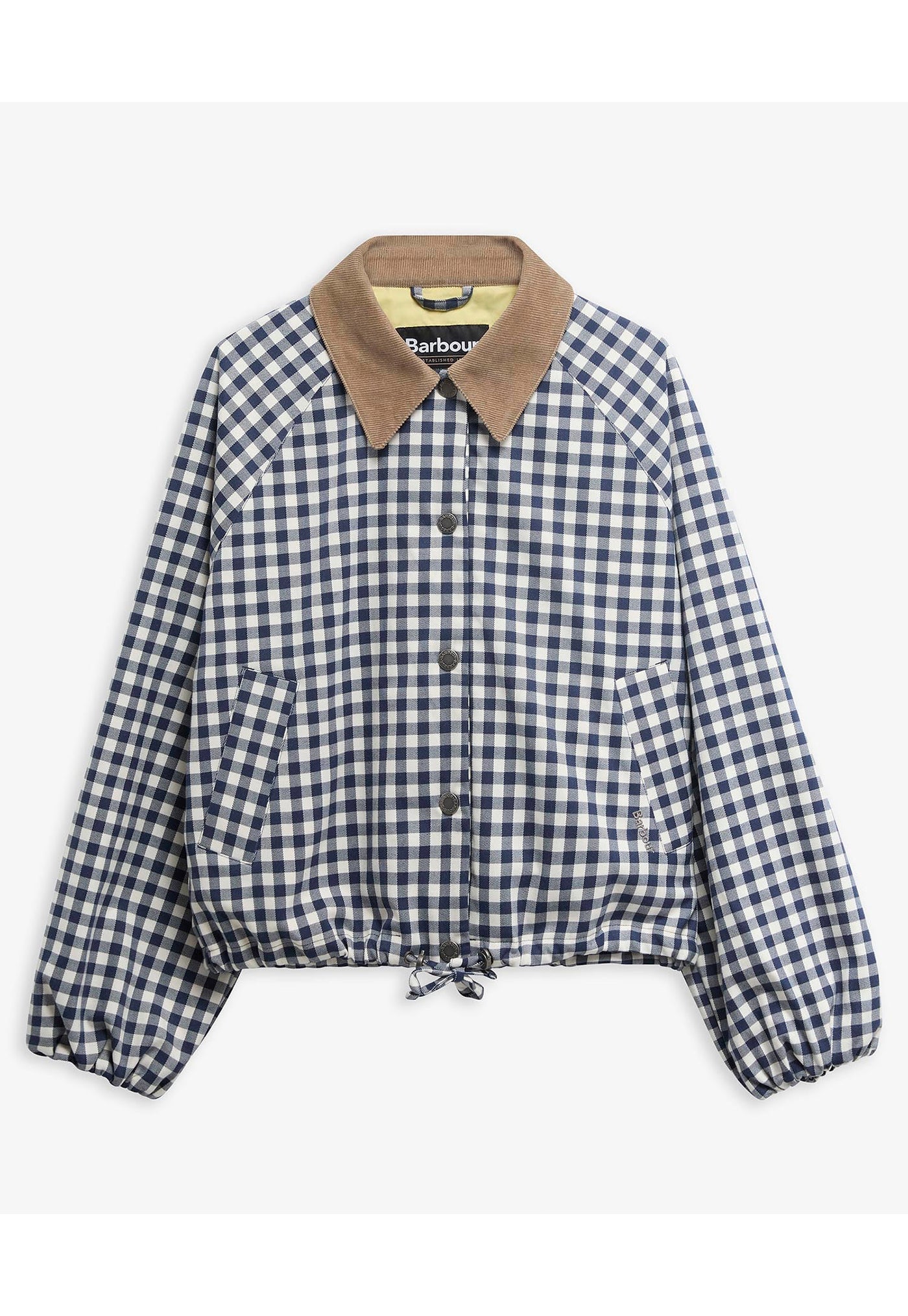 Ovingham Casual Jacket - Gingham Navy/Neutral