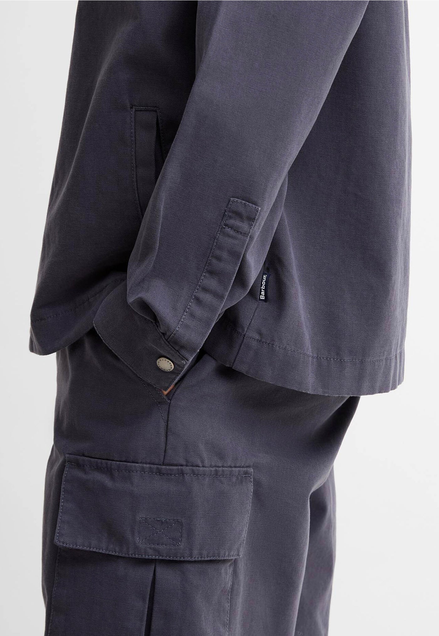 Men's Wetheral Twill Overshirt - Washed Navy