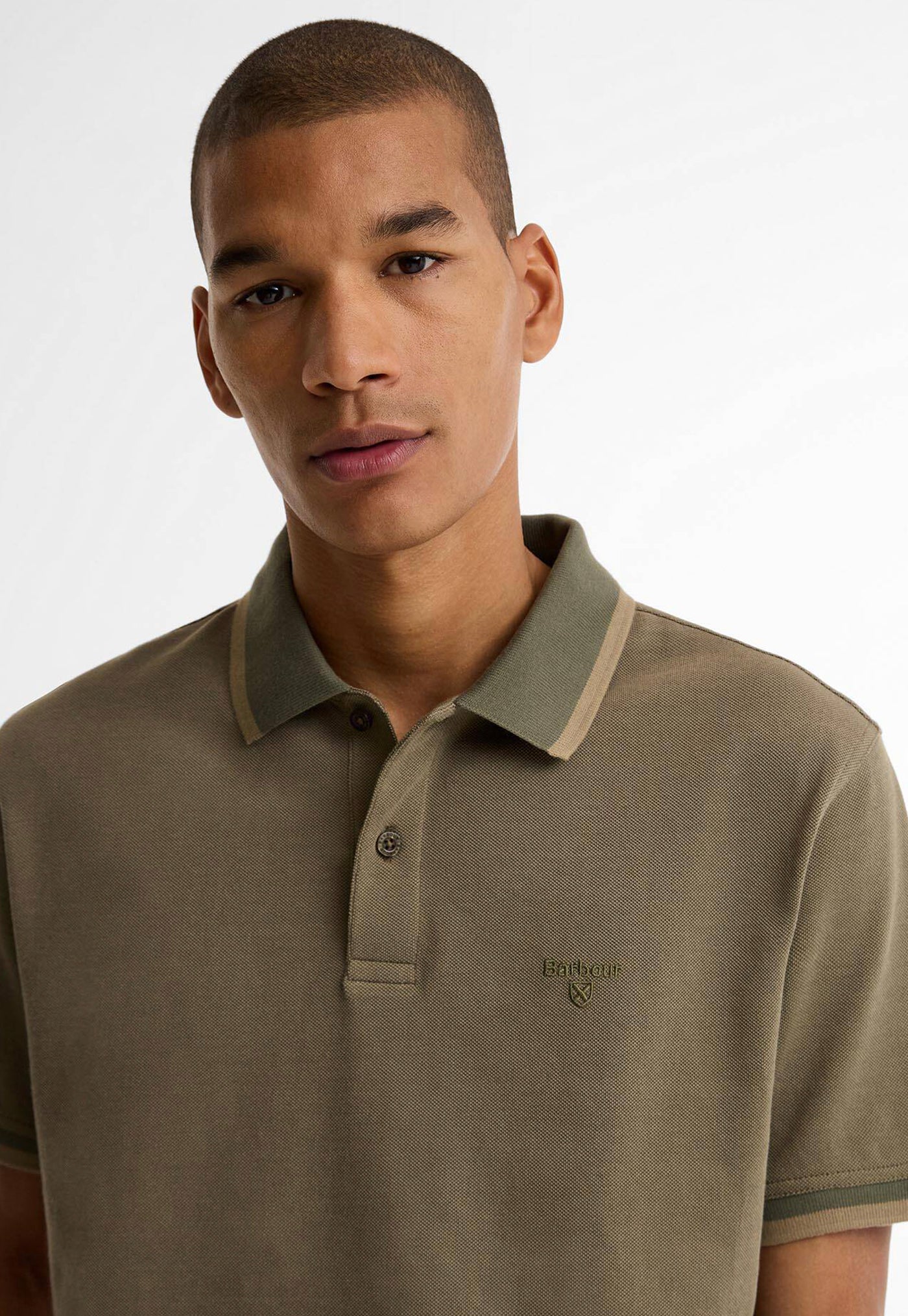 Men's Barnard Tailored Polo Shirt - Dusty Olive