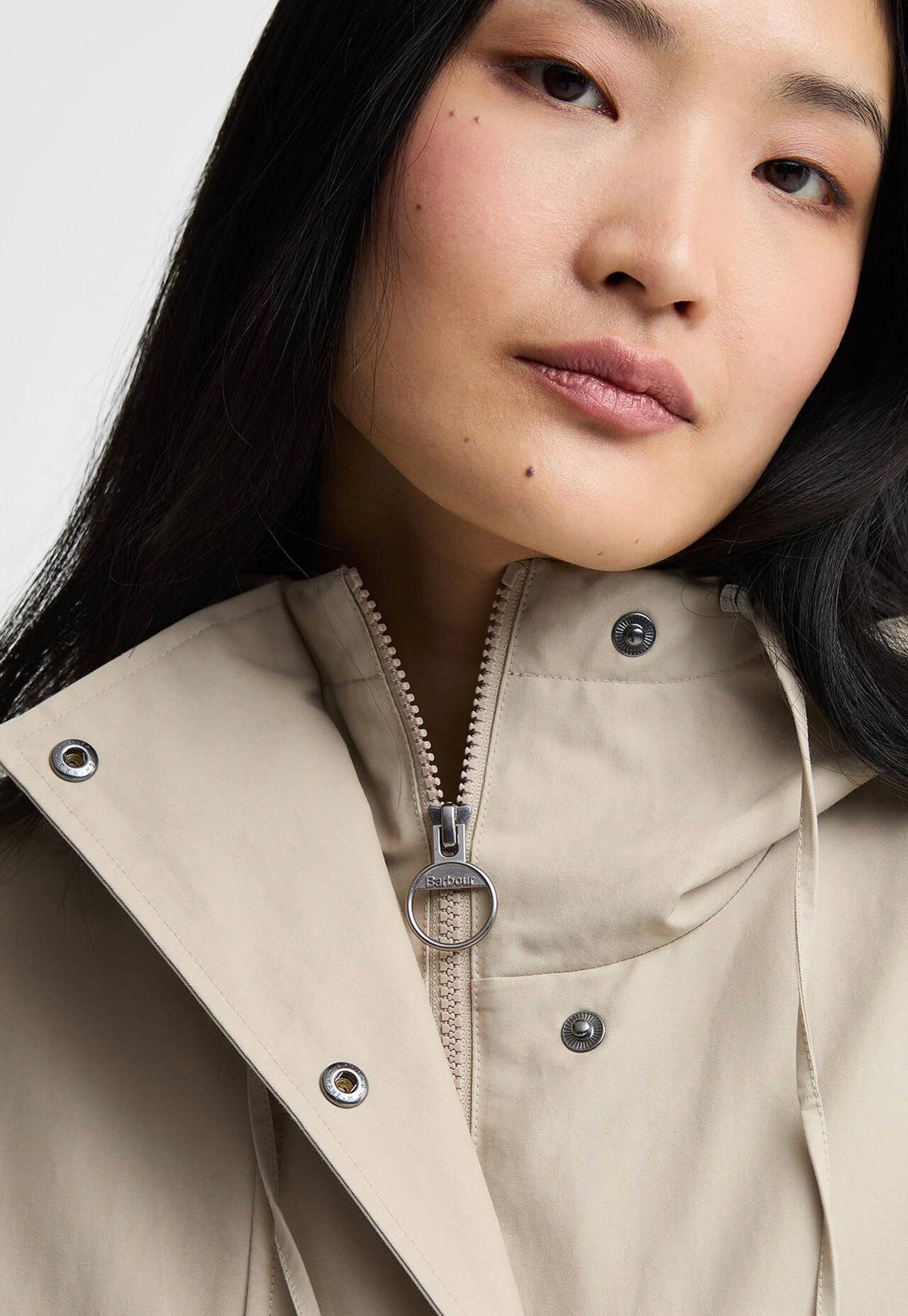 Kingswood Showerproof Jacket - Light Sand/Navy