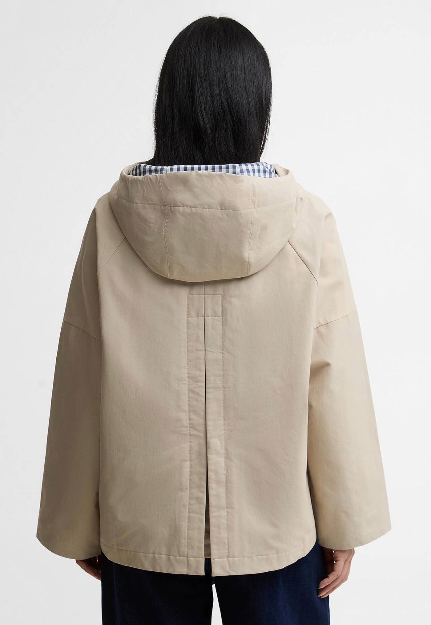 Kingswood Showerproof Jacket - Light Sand/Navy