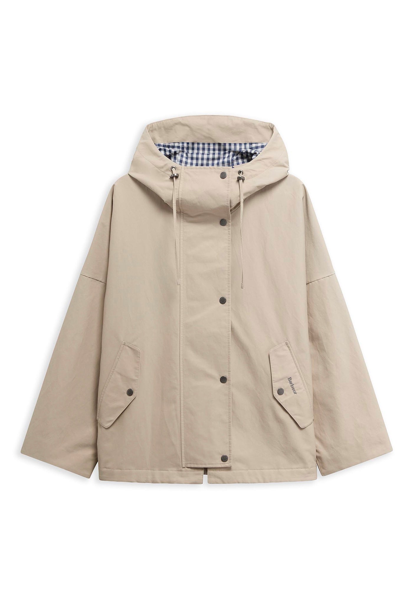 Kingswood Showerproof Jacket - Light Sand/Navy