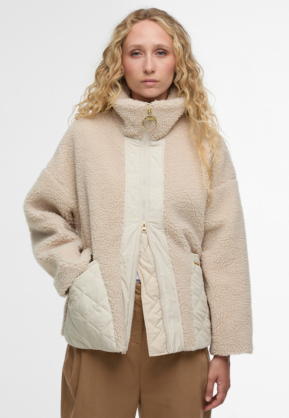 Brawby Fleece - Silver Cloud/Oatmeal