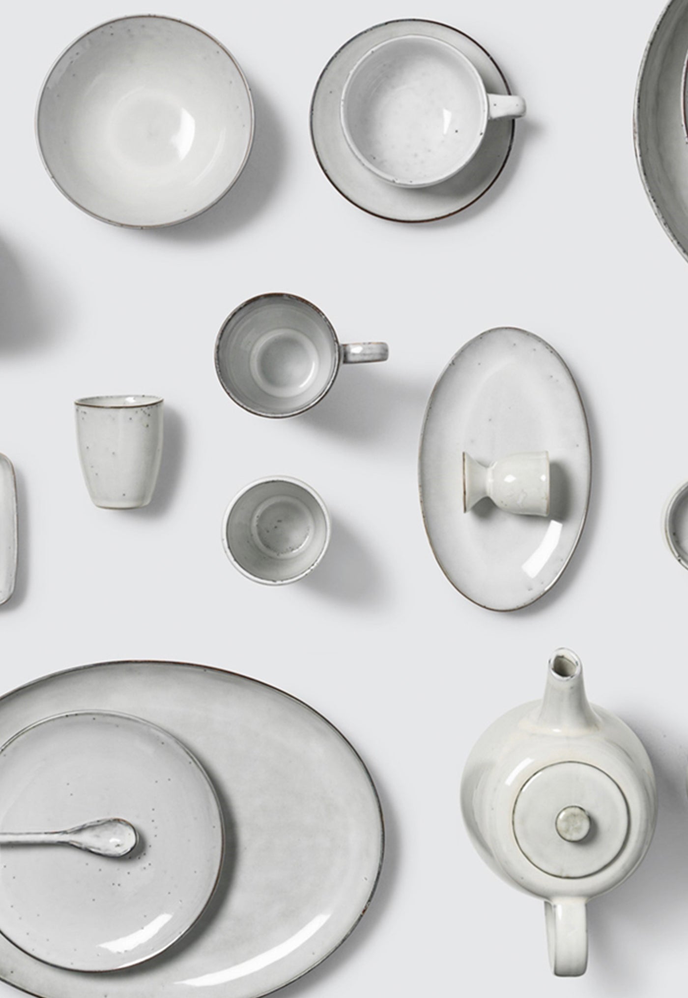 Nordic Sand Utensil Holder sold by Angel Divine