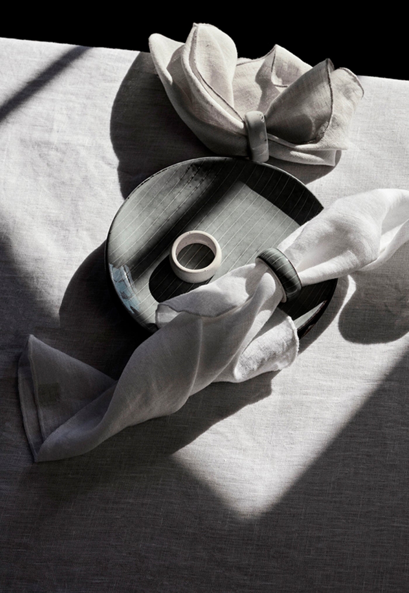 Gracie Eco Linen Napkin - White