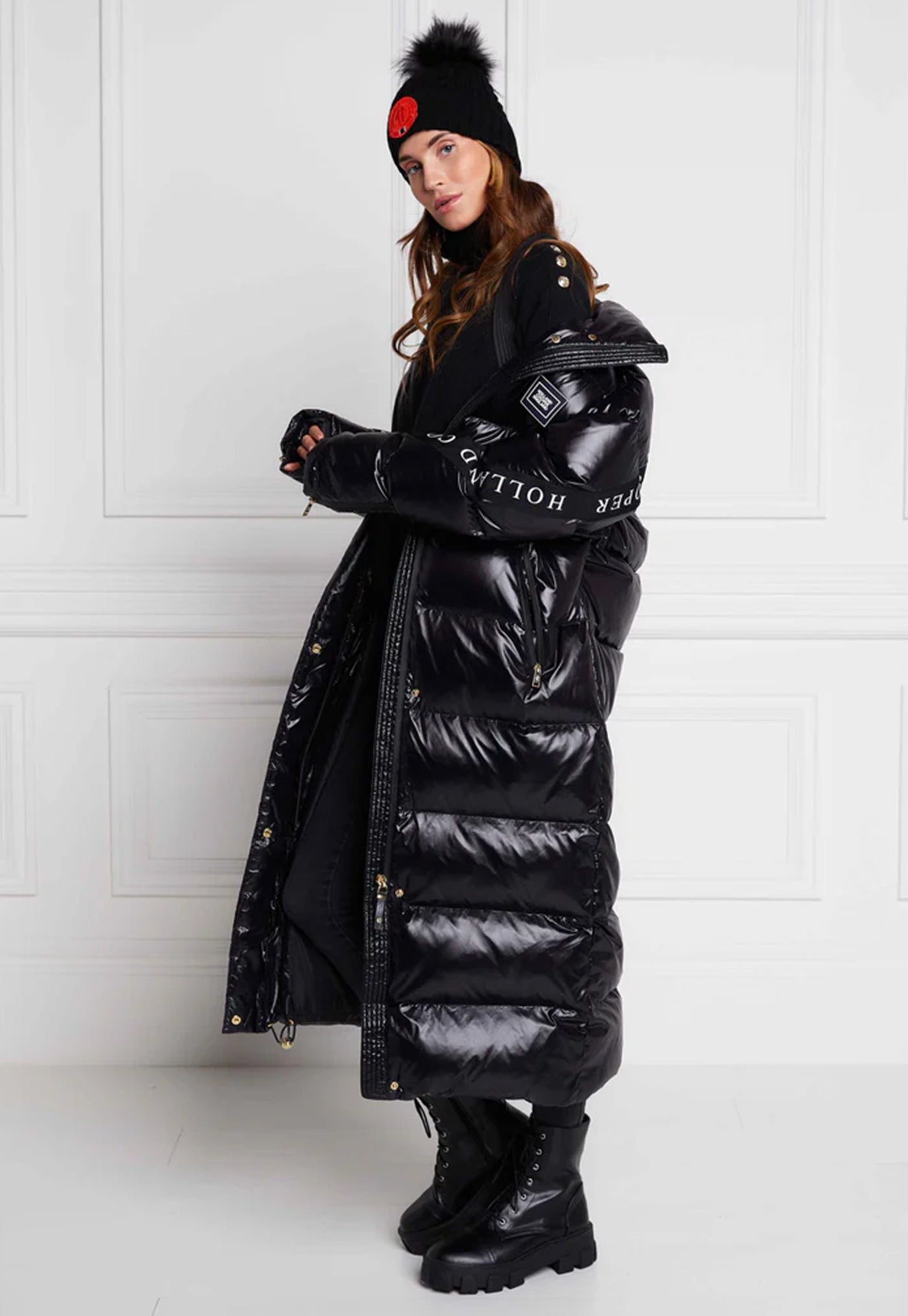 Camden Longline Coat - Black