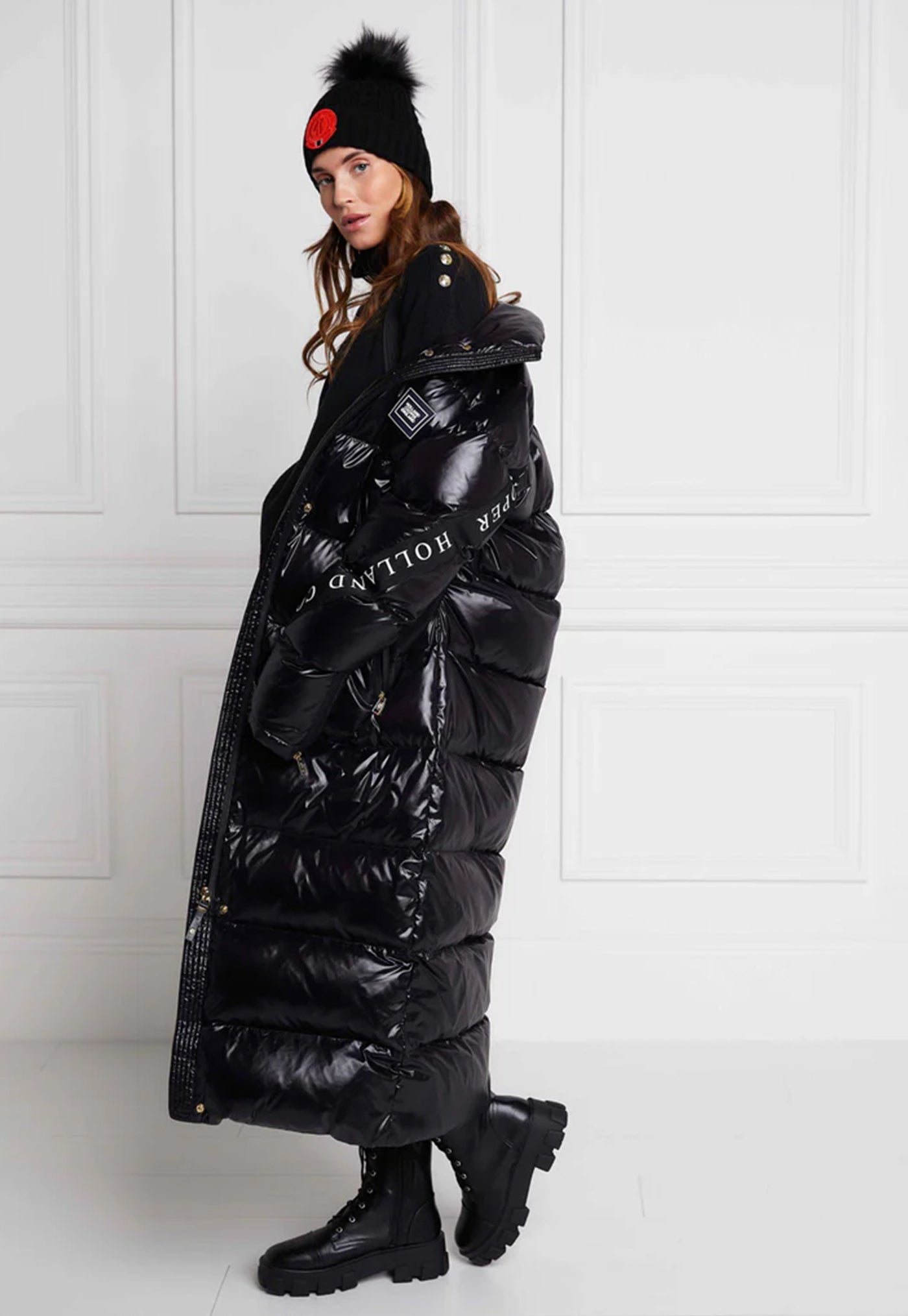 Camden Longline Coat - Black