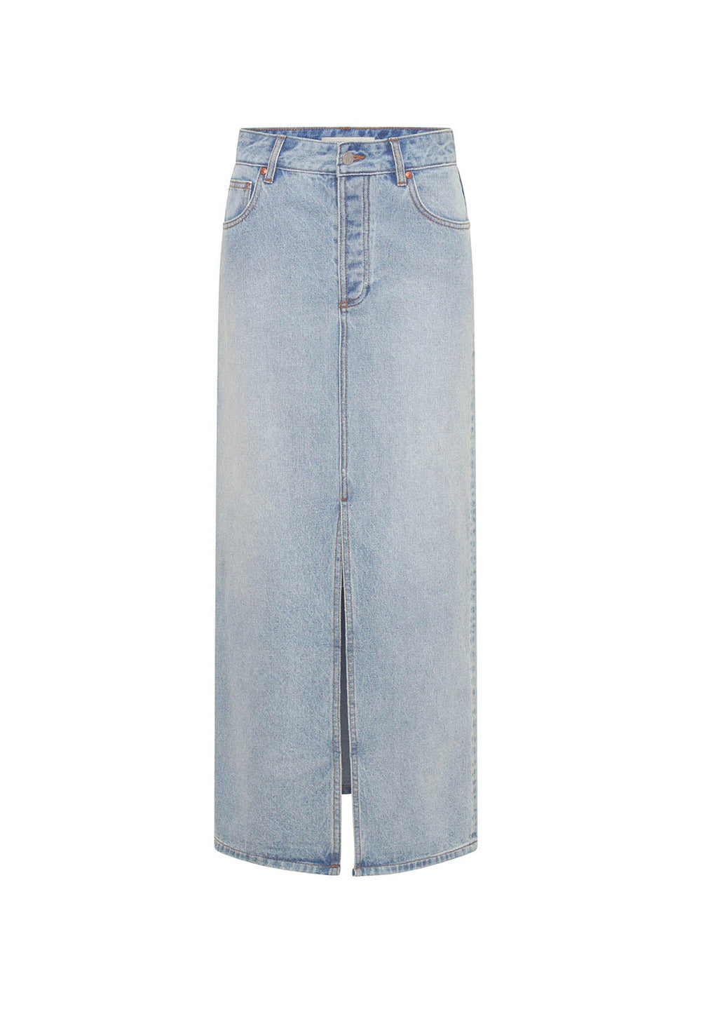 Phoebe Maxi Skirt - Washed Blue sold by Angel Divine