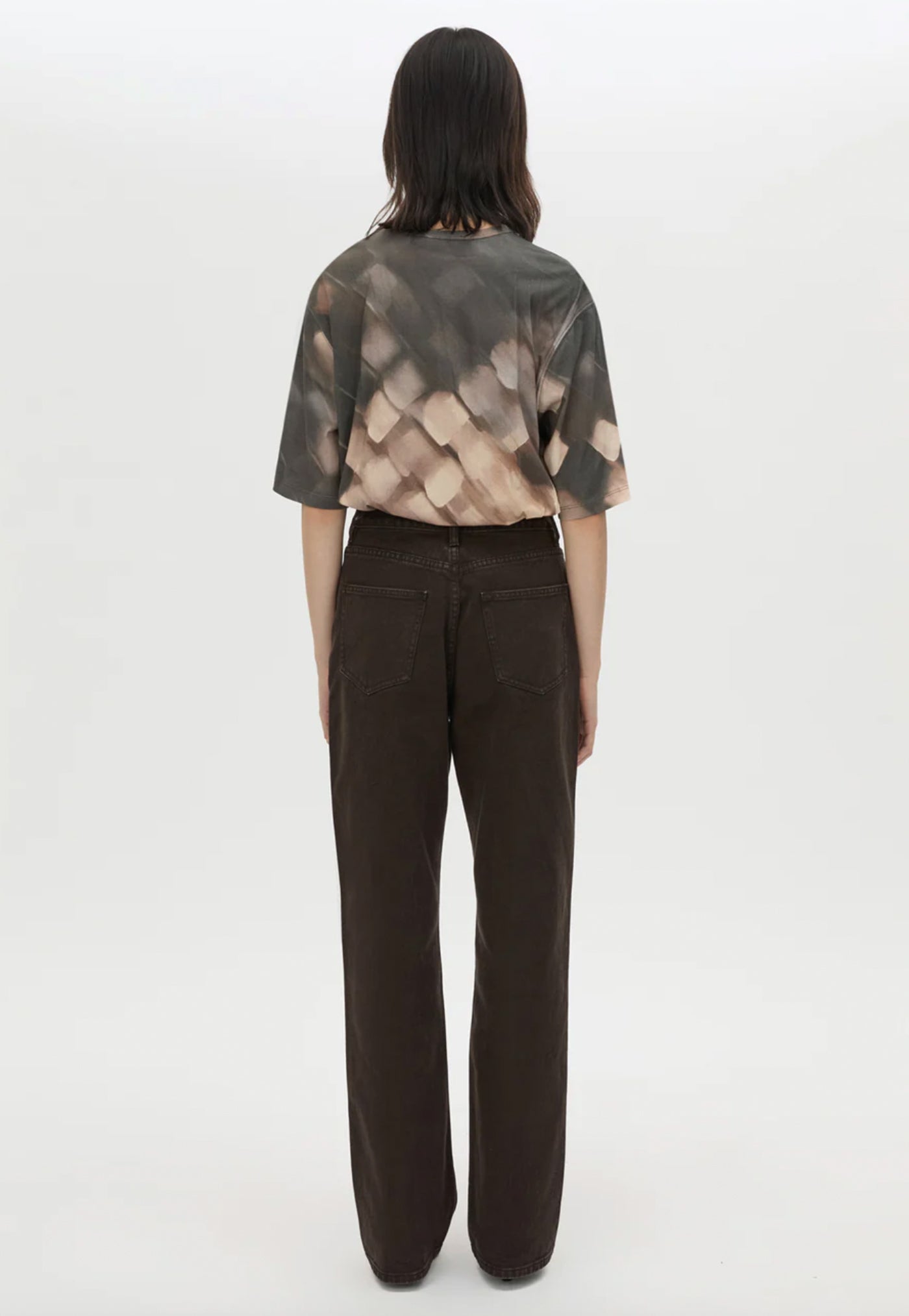 Asper Print Tee - Chocolate Print