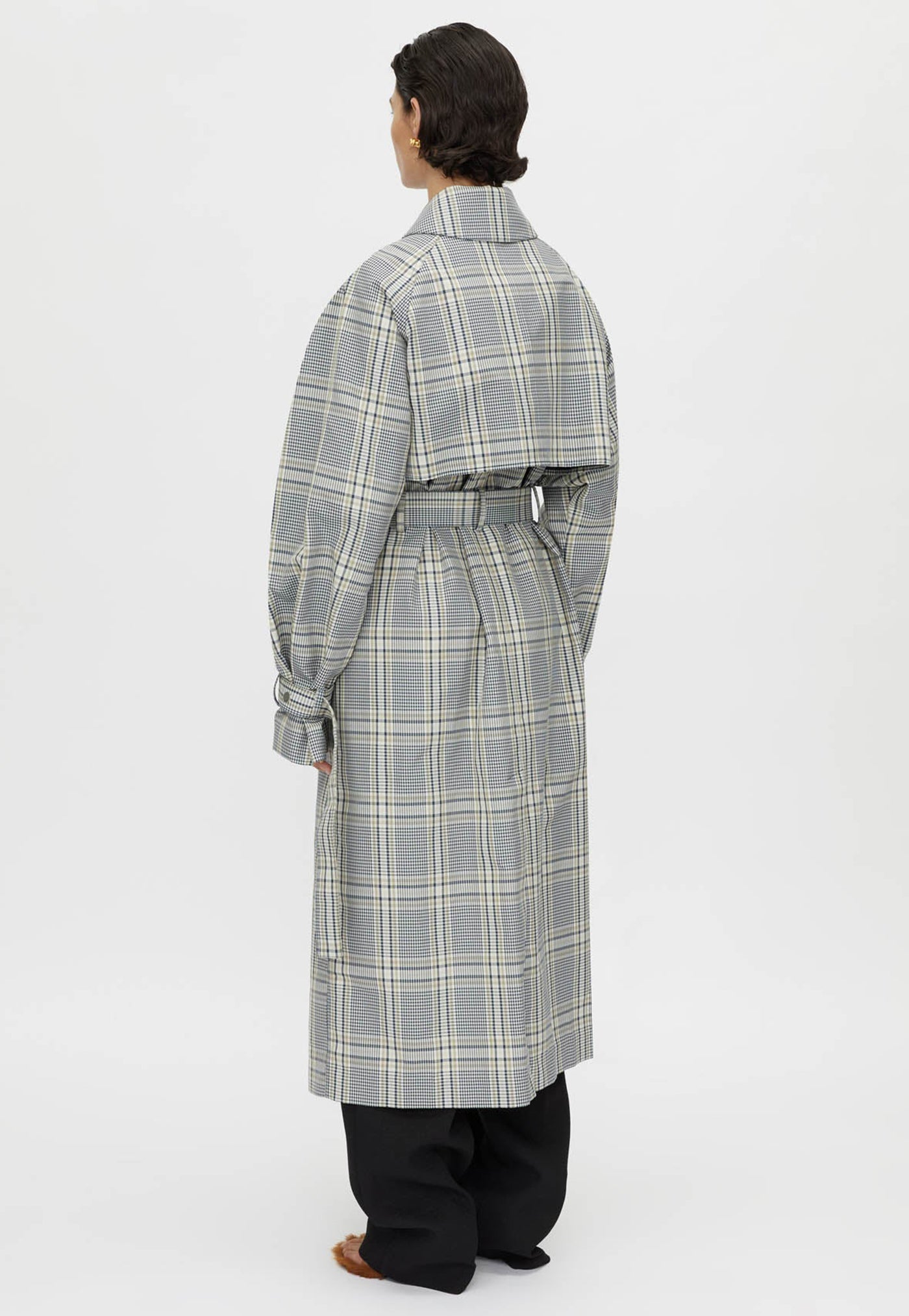Delta Plaid Trench - Khaki Plaid