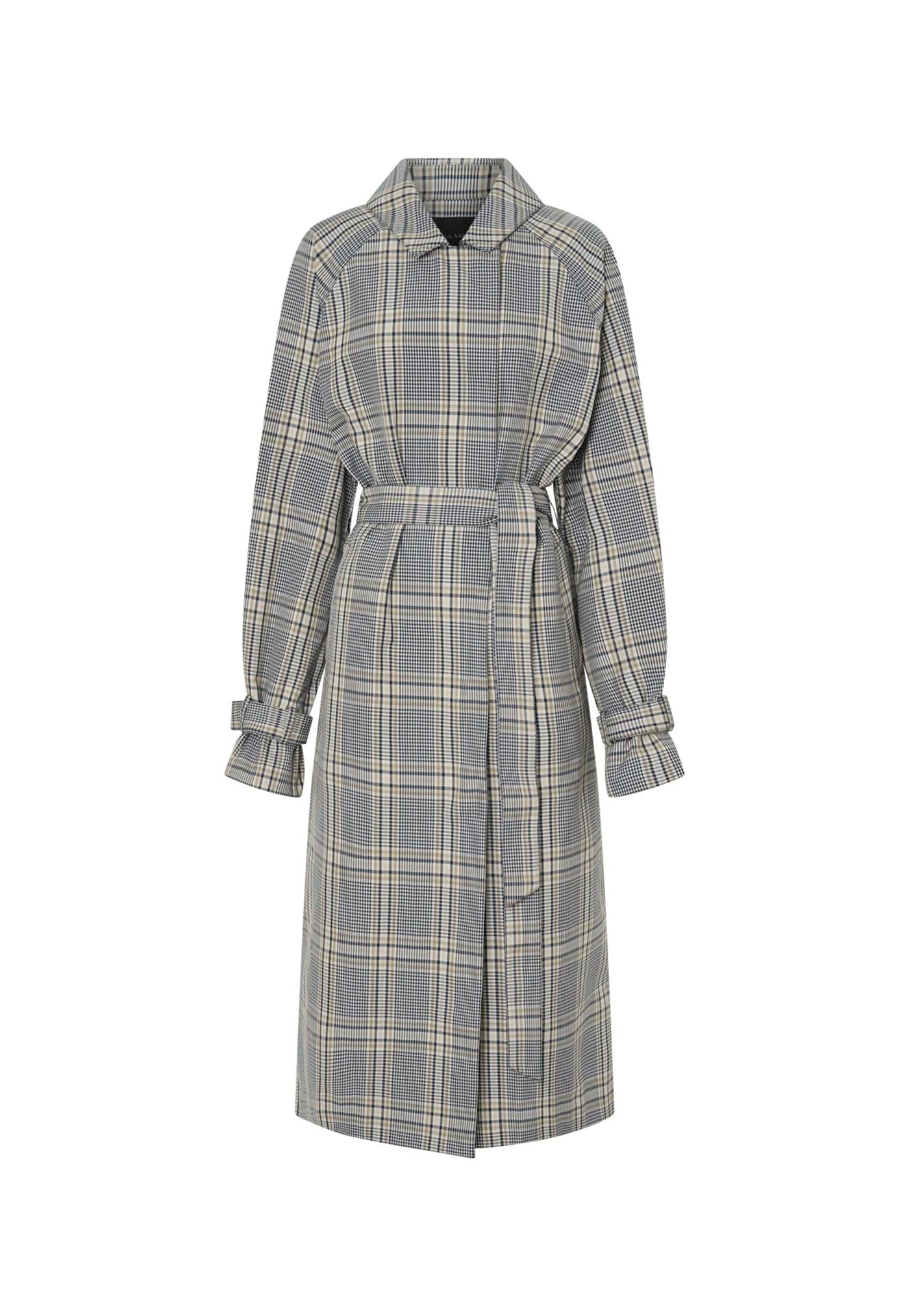 Delta Plaid Trench - Khaki Plaid