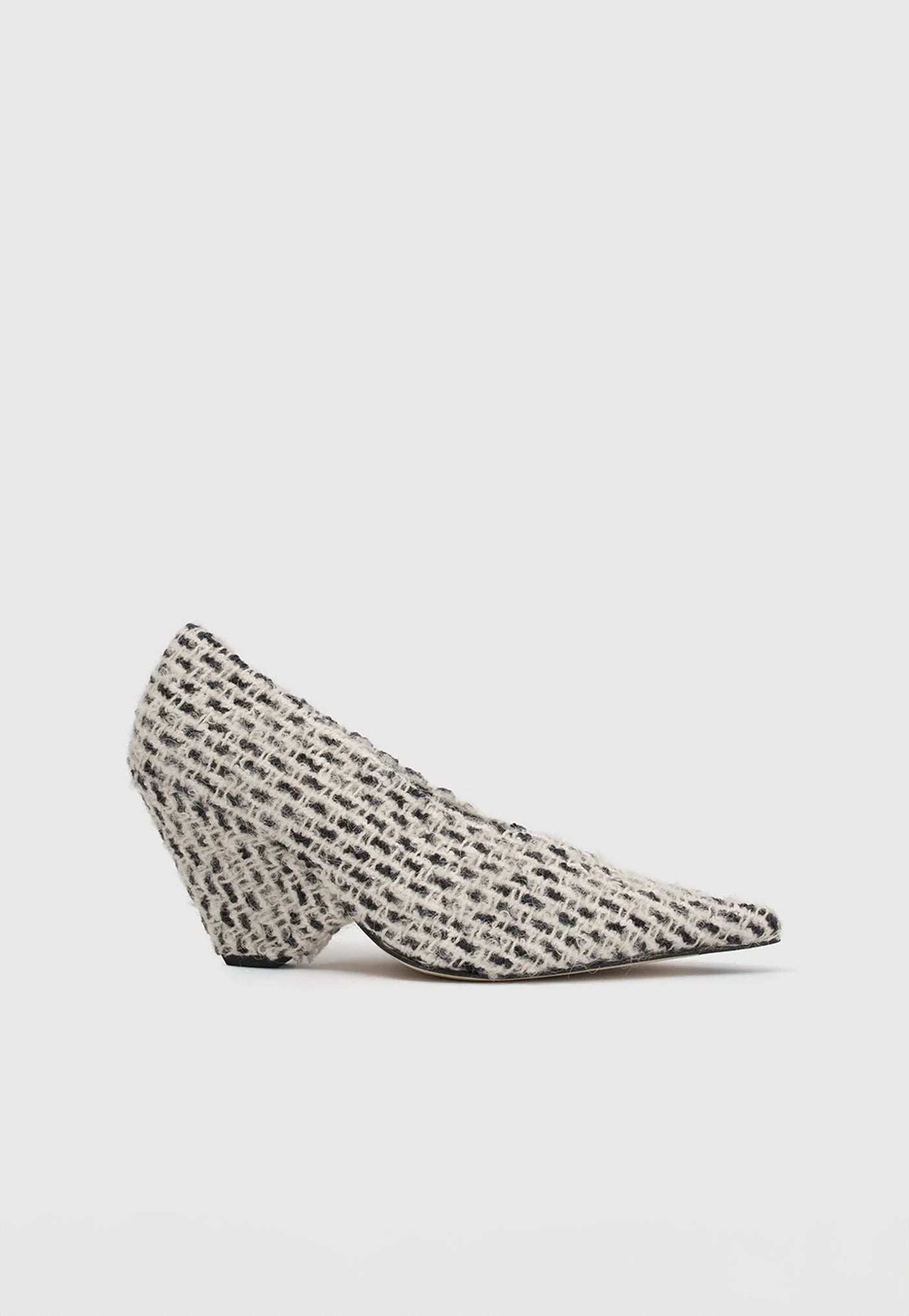 Rhys Braided Pump - Cream/Black