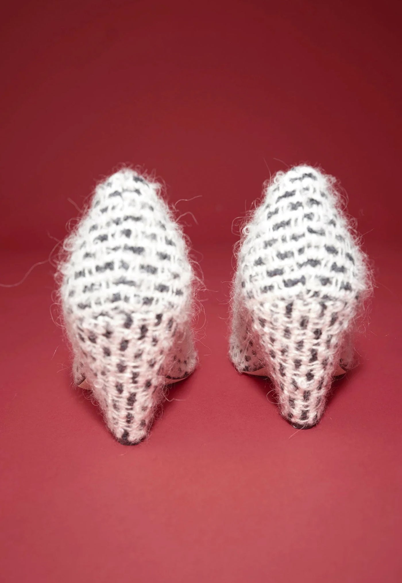 Rhys Braided Pump - Cream/Black