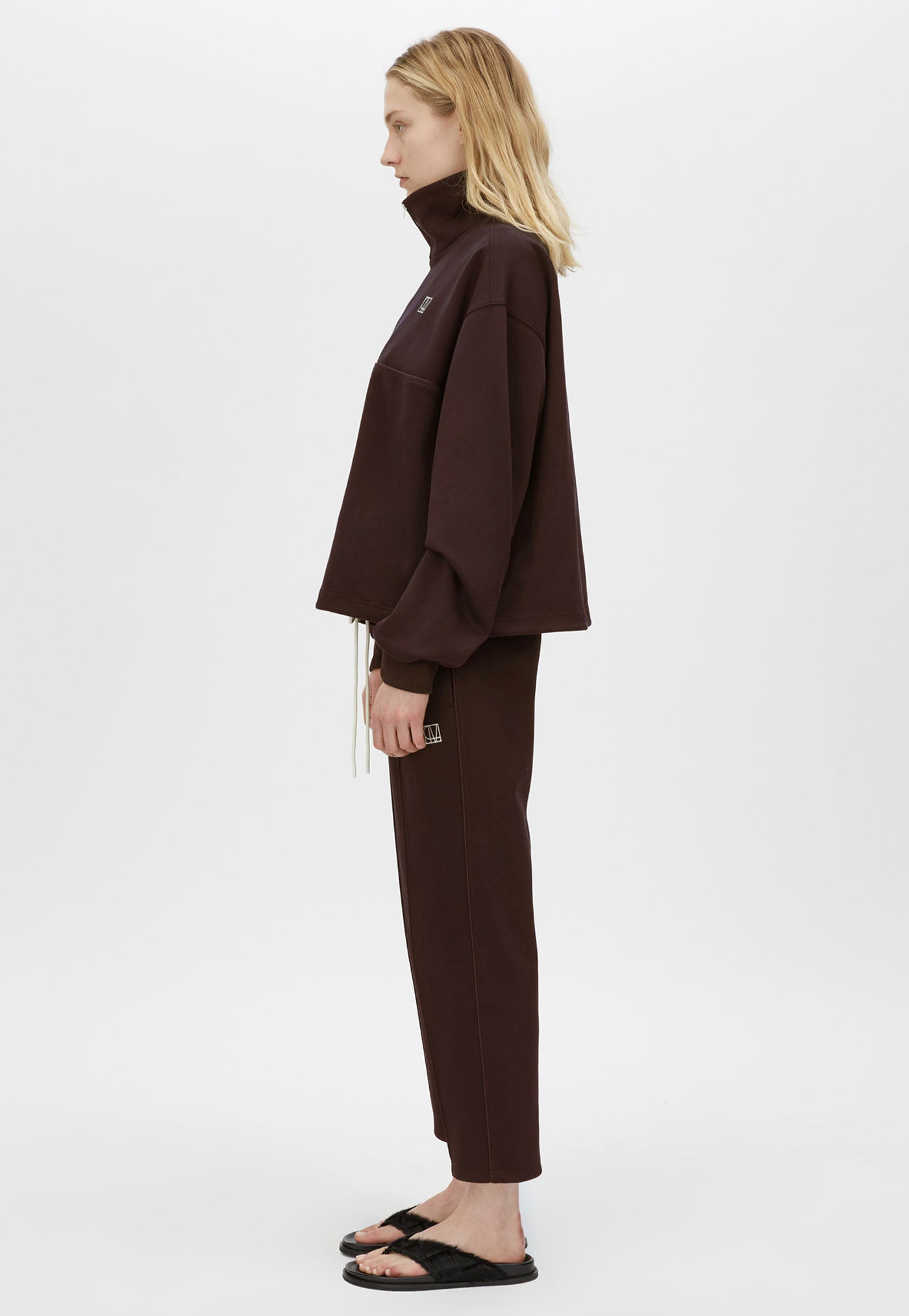 Zylus Sweater - Chocolate/White