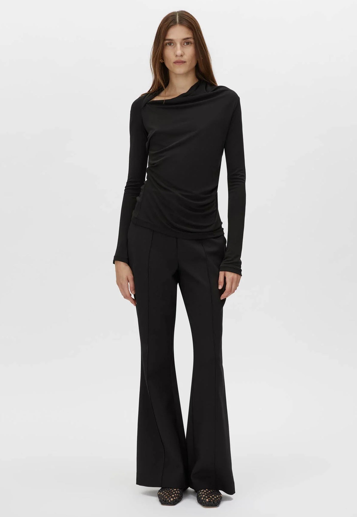 Mai Long Sleeve Top - Black