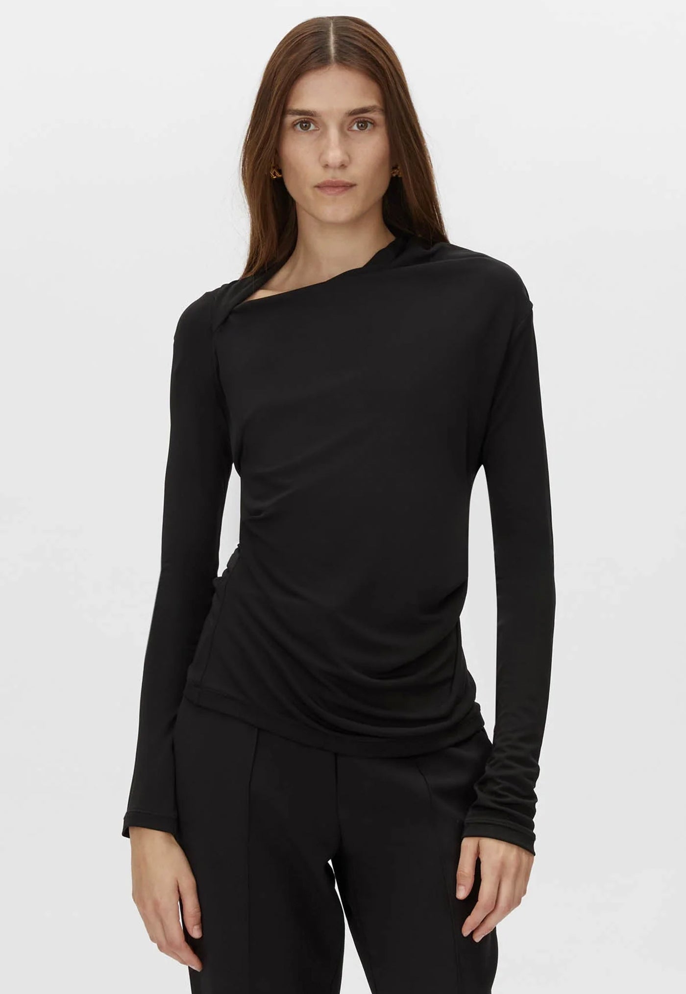 Mai Long Sleeve Top - Black