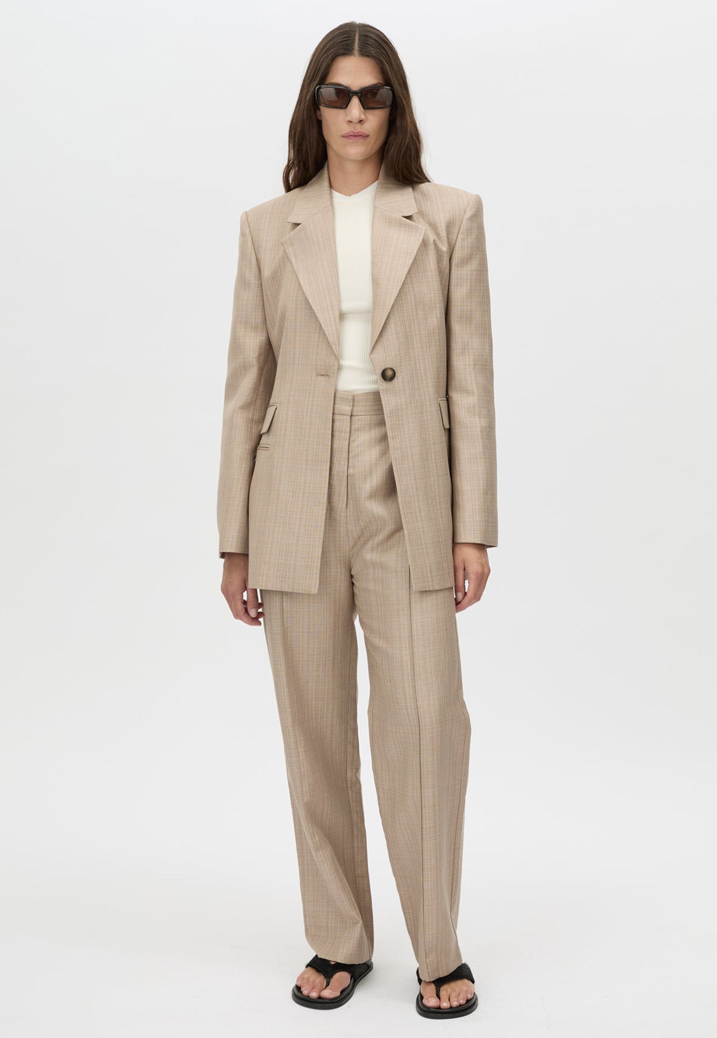 Faro Blazer - Caramel Marle