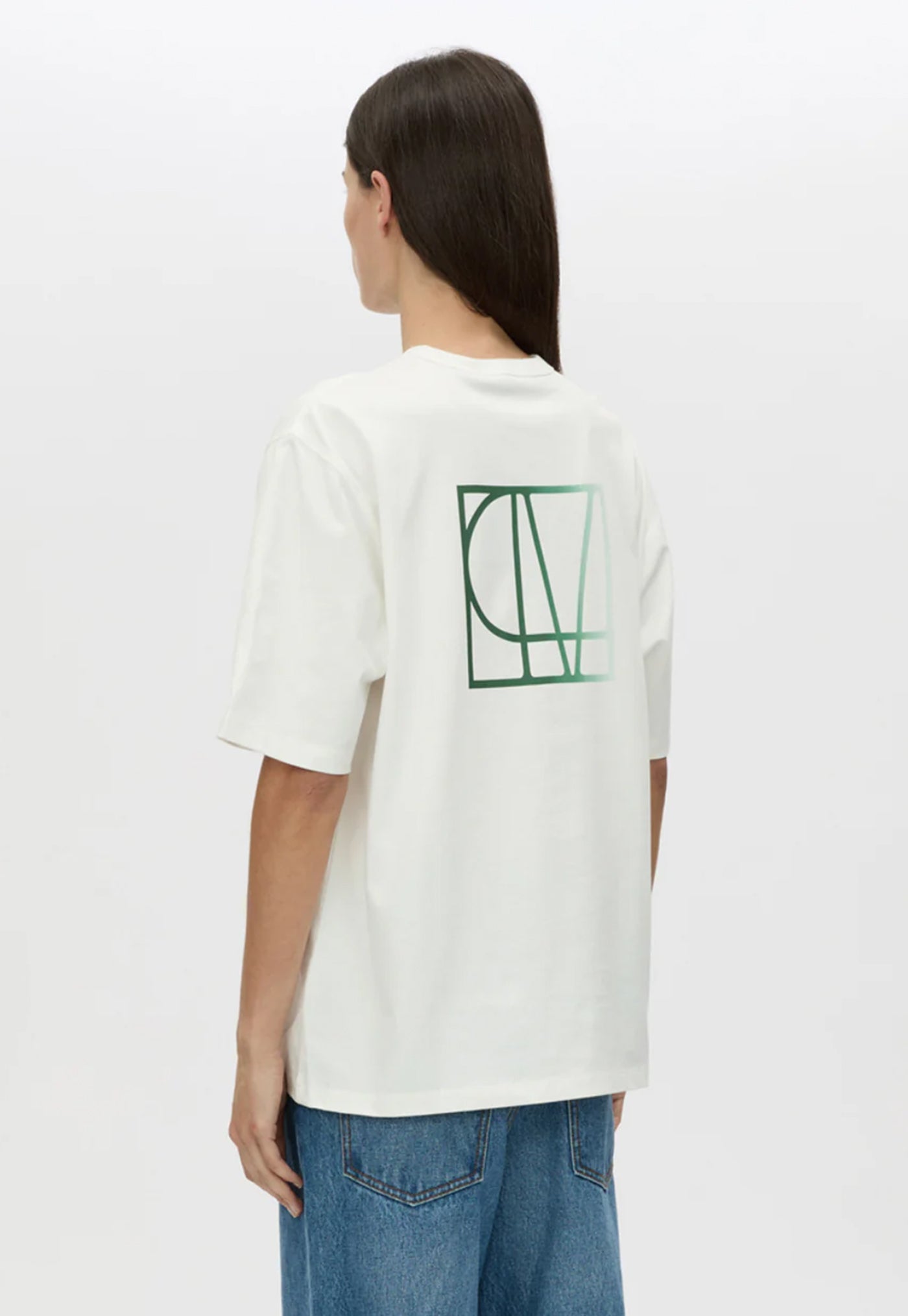 Eliasson Monogram Tee - Soft White/Slate