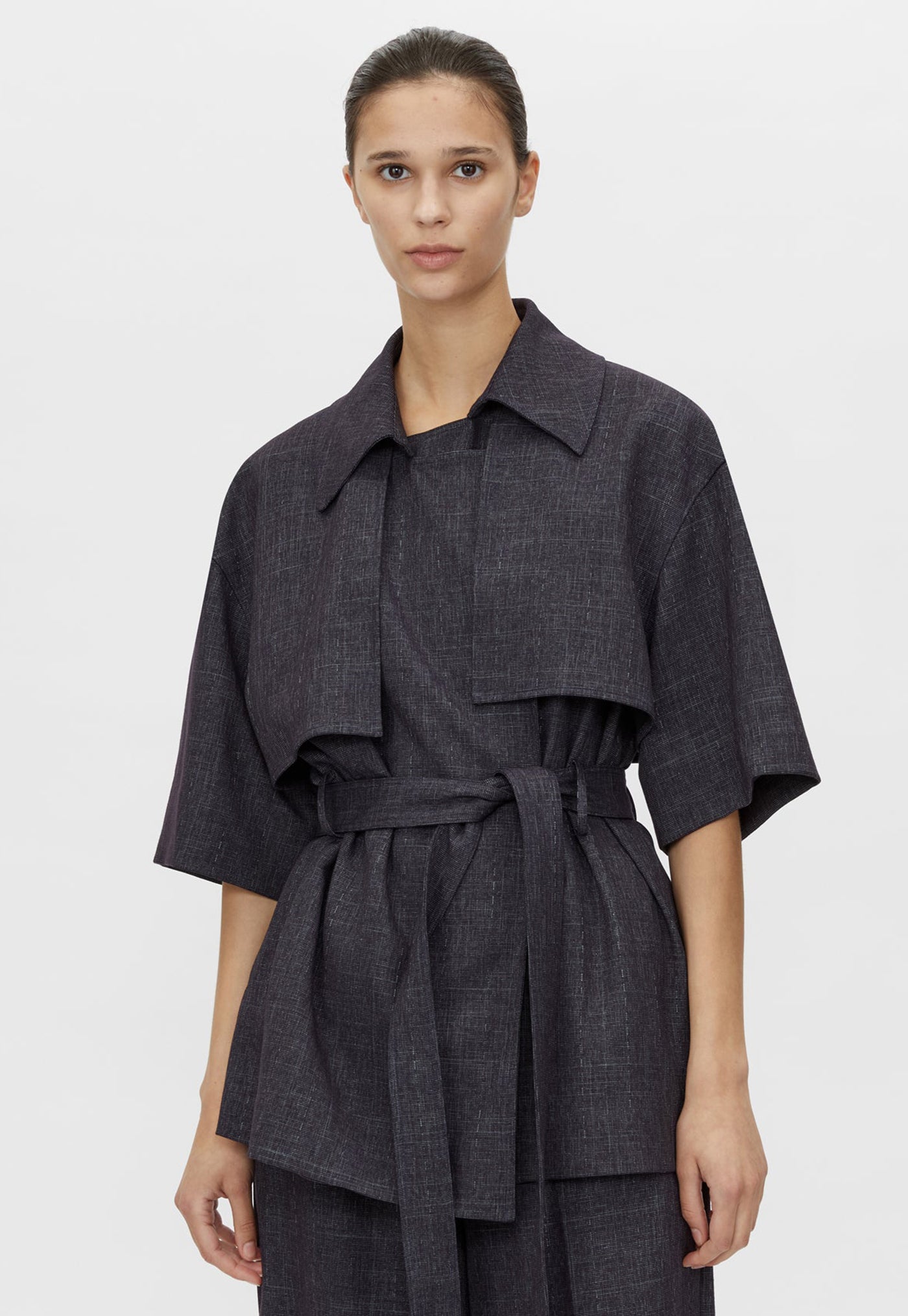 Antony Short Trench - Denim Navy