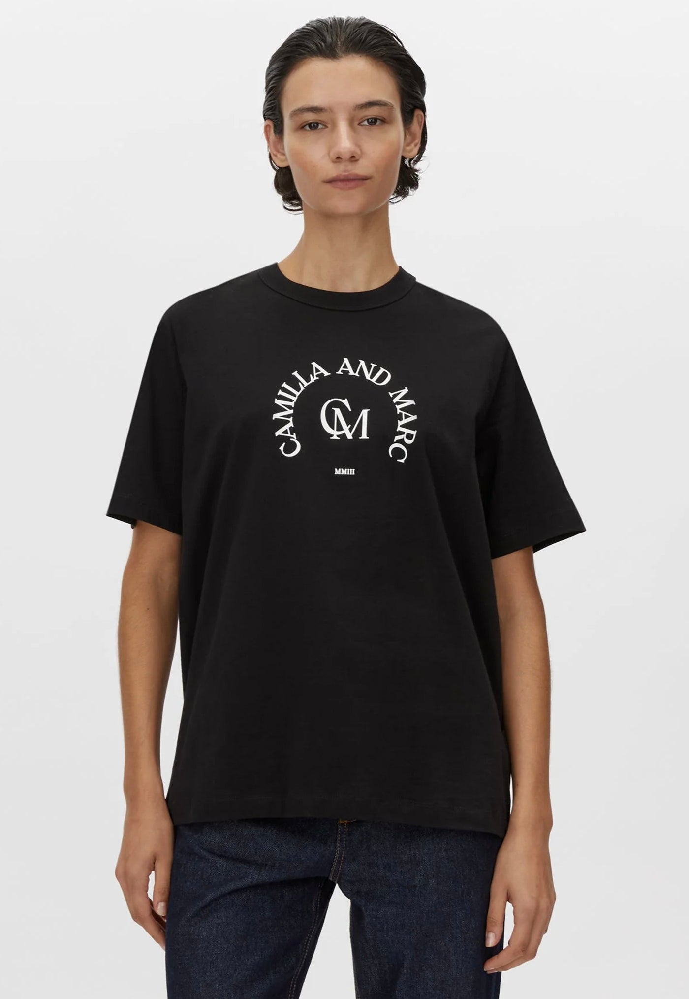 Karine Graphic Tee - Black