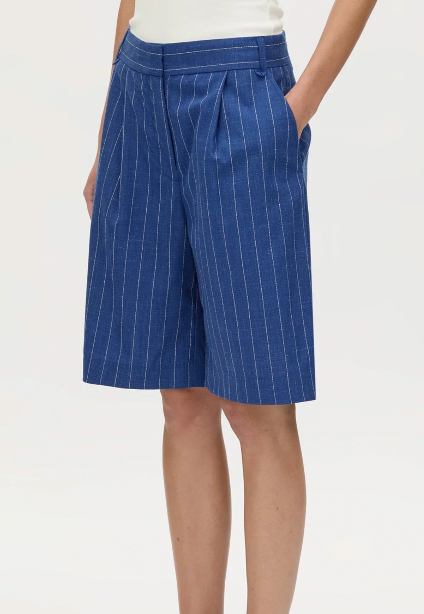 Alberto Short - Blue White Stripe