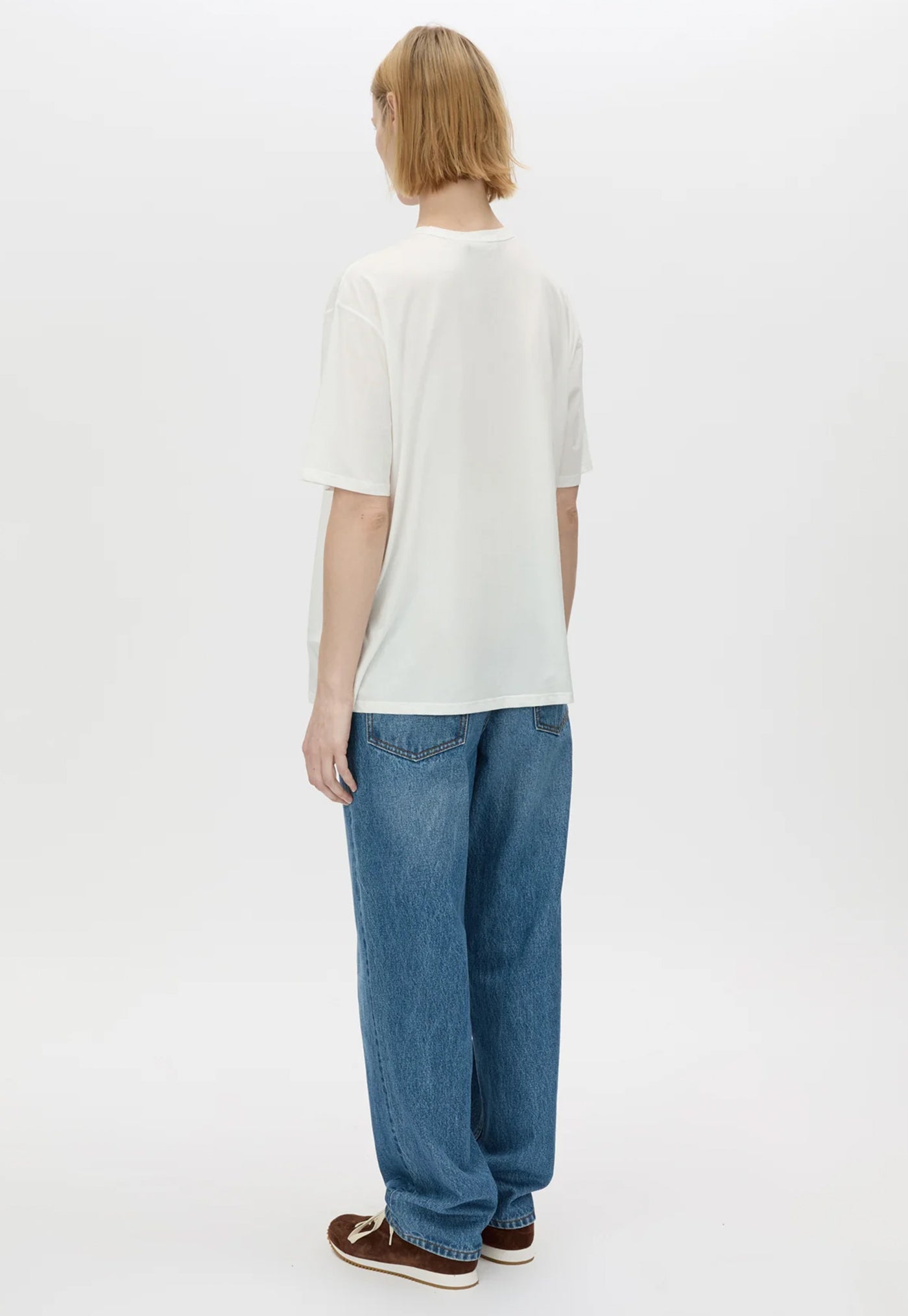 Navarro Logo Tee - Soft White/Slate