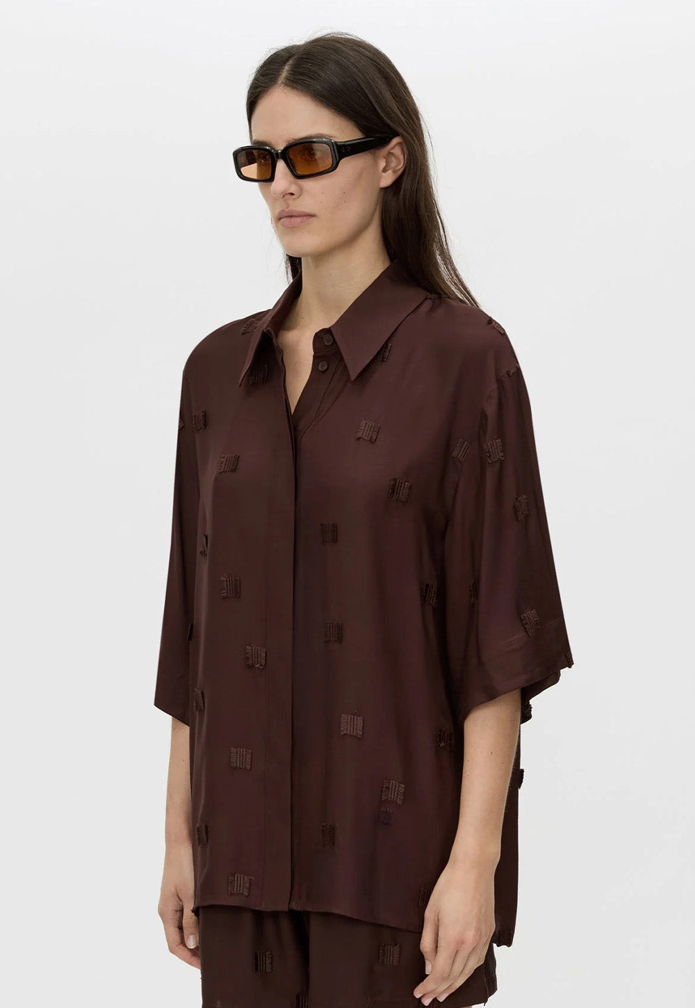 Ottilie 2.0 Short Sleeve Shirt - Chocolate