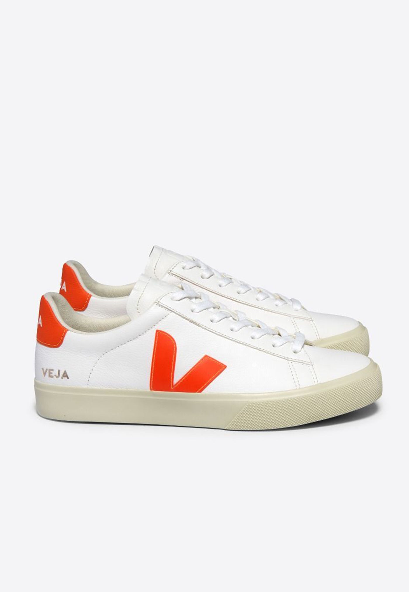 Campo Chromefree Leather - Extra White Orange Fluo sold by Angel Divine
