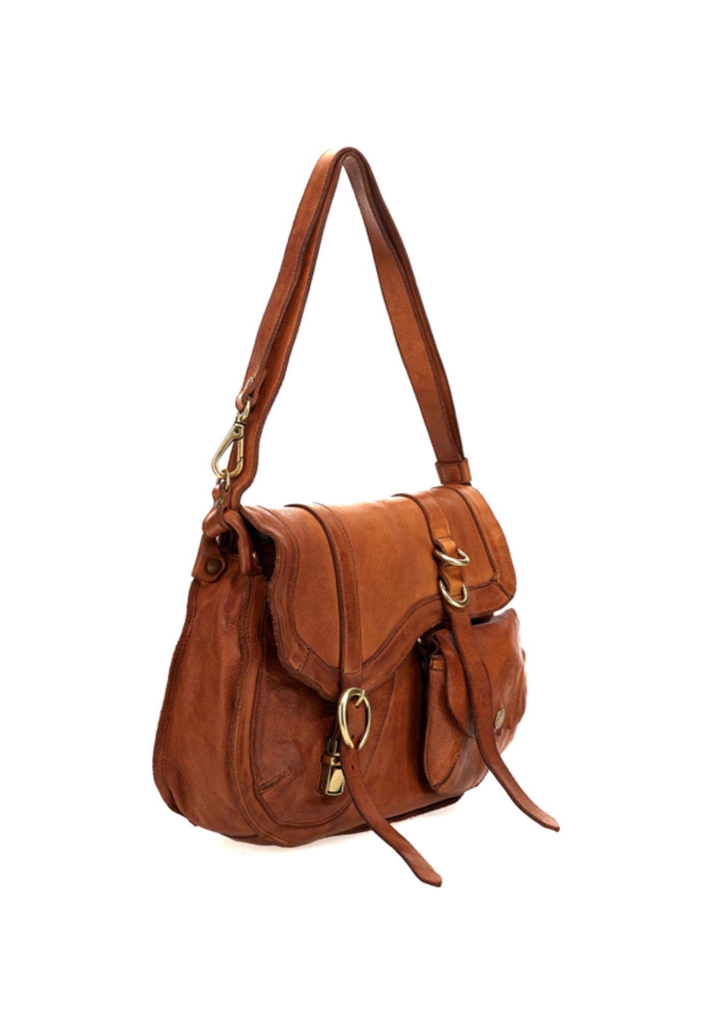 Arya Shoulder Bag - Cognac