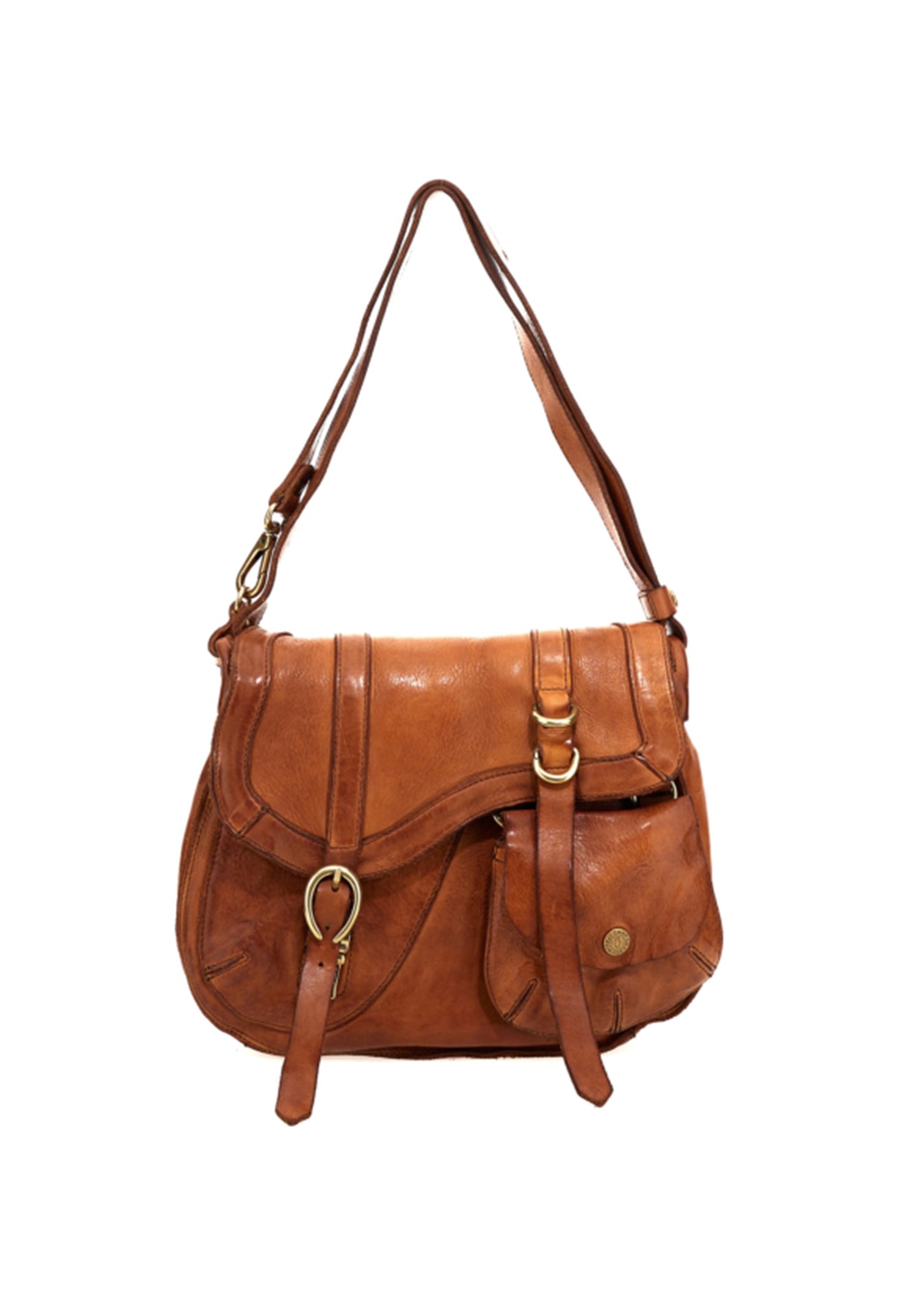 Arya Shoulder Bag - Cognac