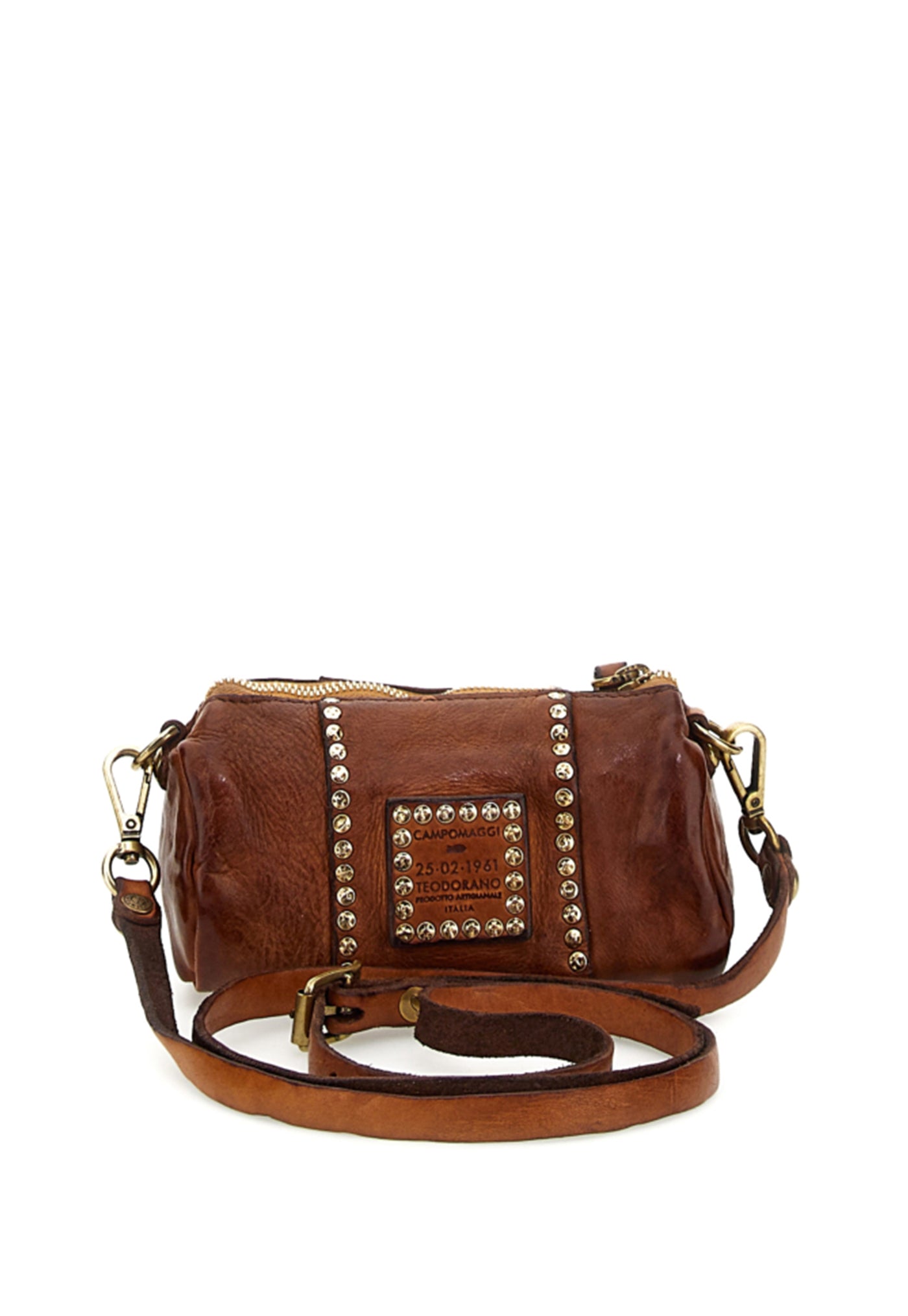 Kura Small Crossbody Bag - Cognac