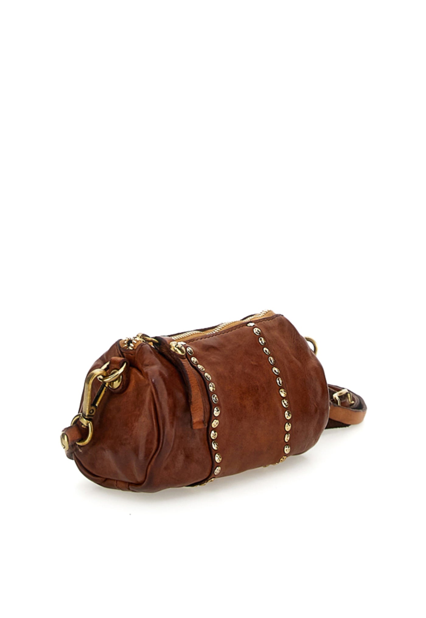 Kura Small Crossbody Bag - Cognac