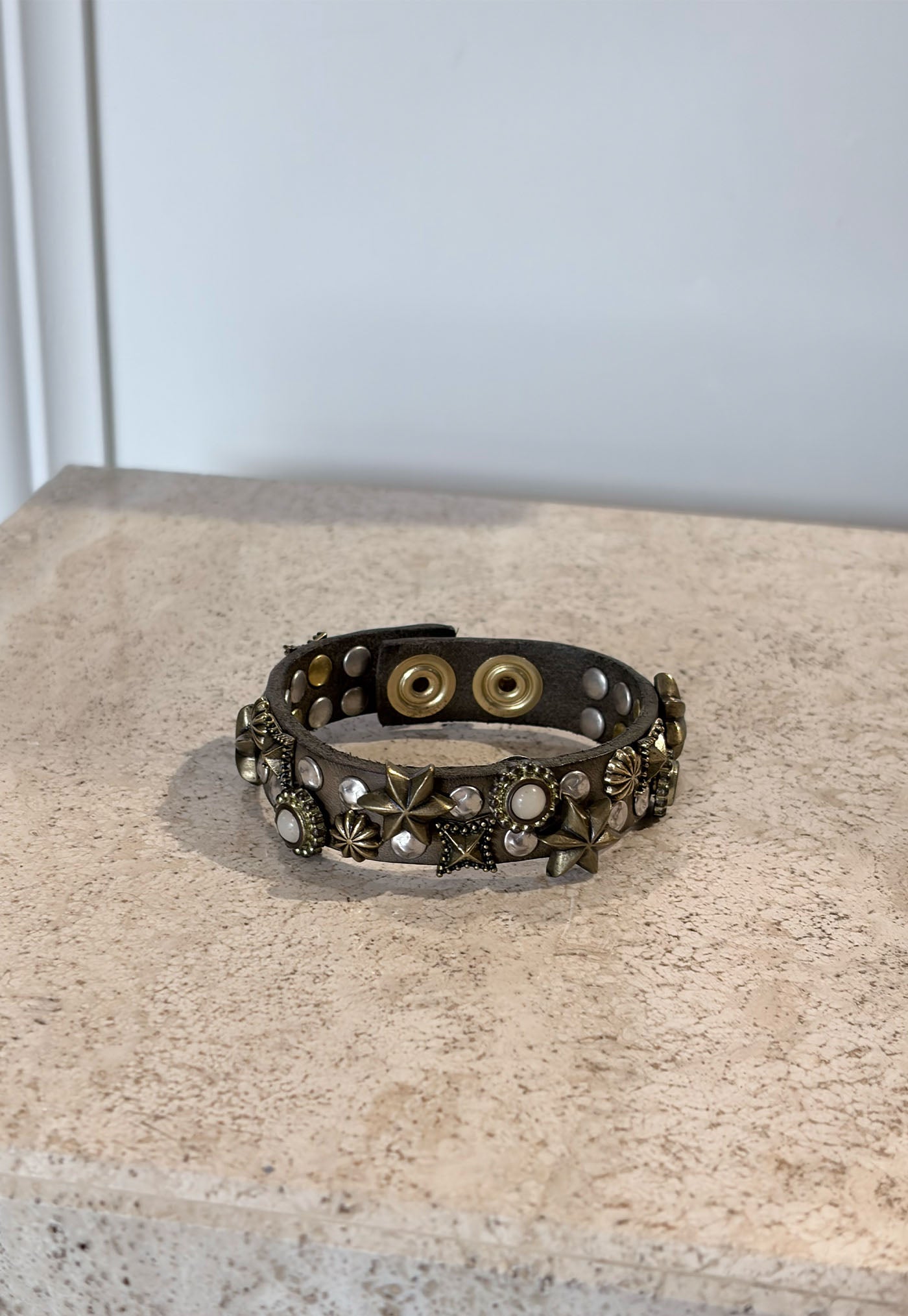 Mixed Star Studs Bracelet - Military