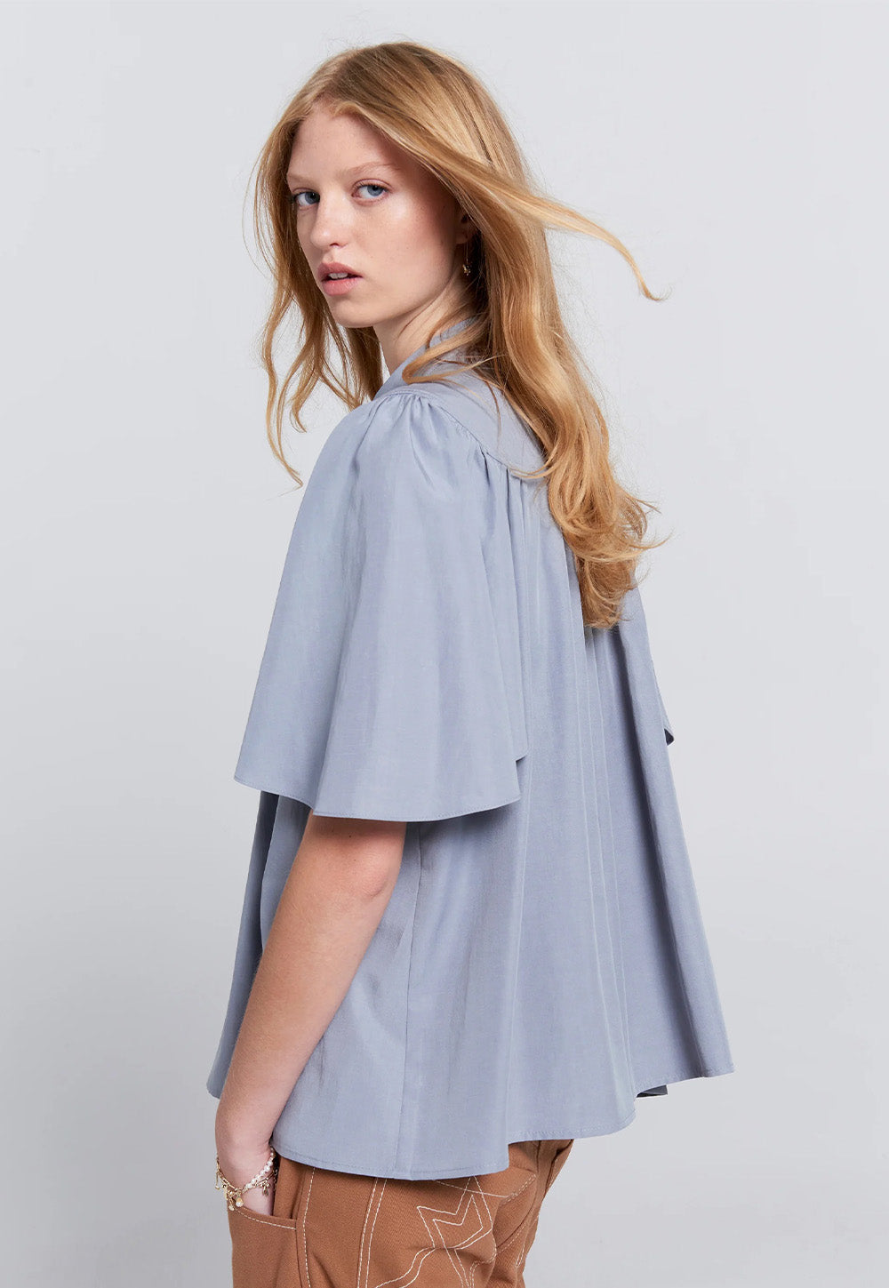 Carousel Shirt - Steel Blue