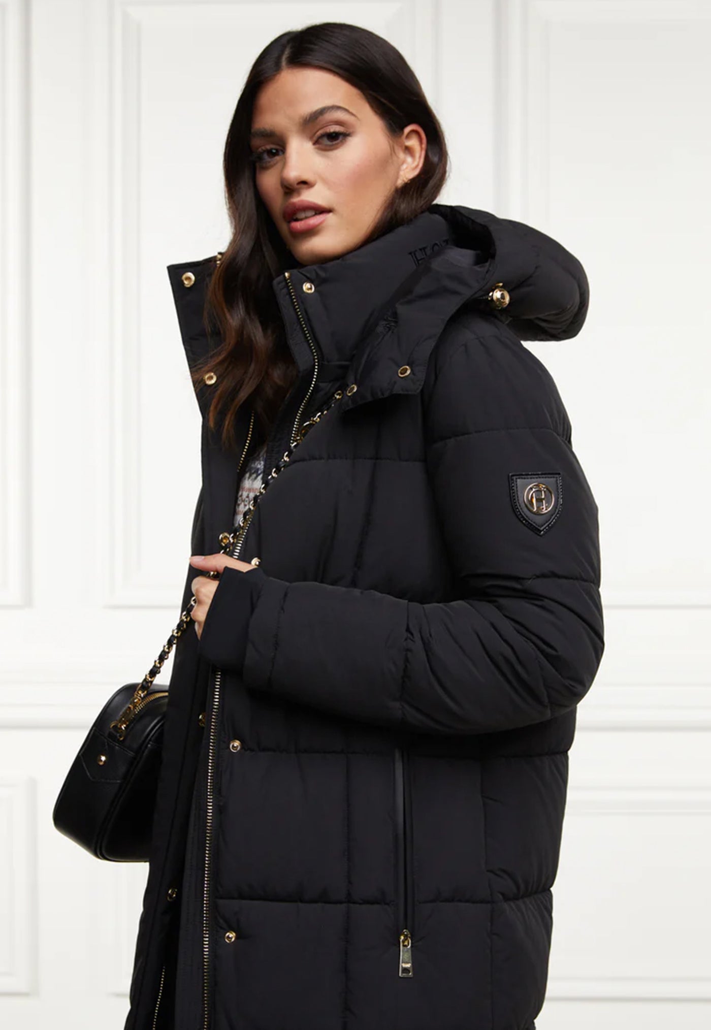 Carrington Longline Coat - Black