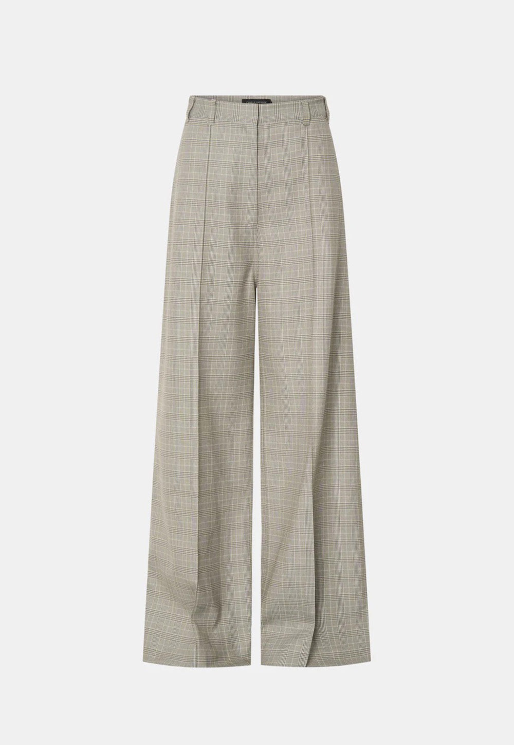 Cassa Check Pant - Taupe Check