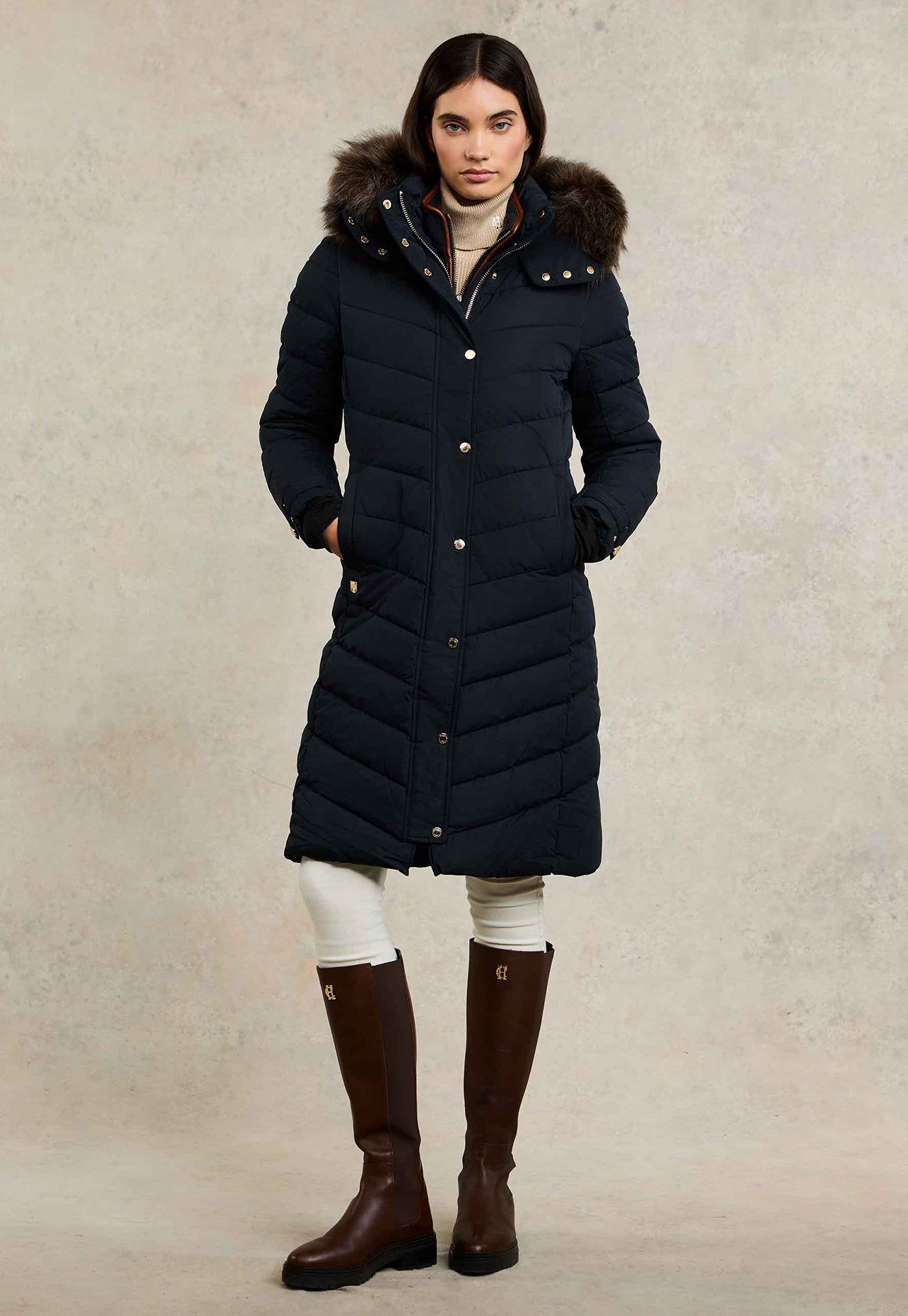 Chamonix Coat - Ink Navy