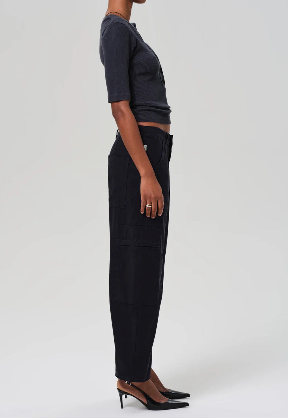 Marcelle Low Slung Cargo - True Navy