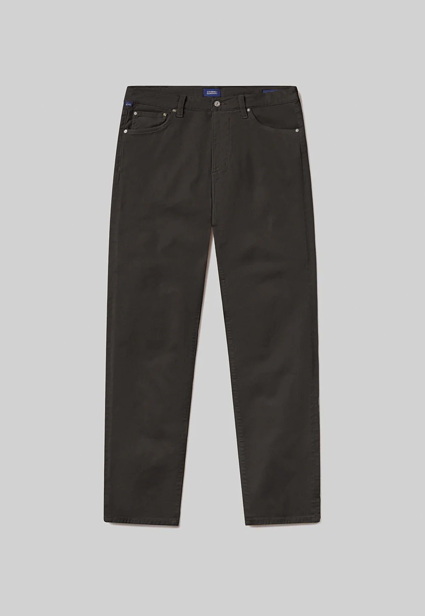 Elijah Straight Cashmere Touch Jean - Forest