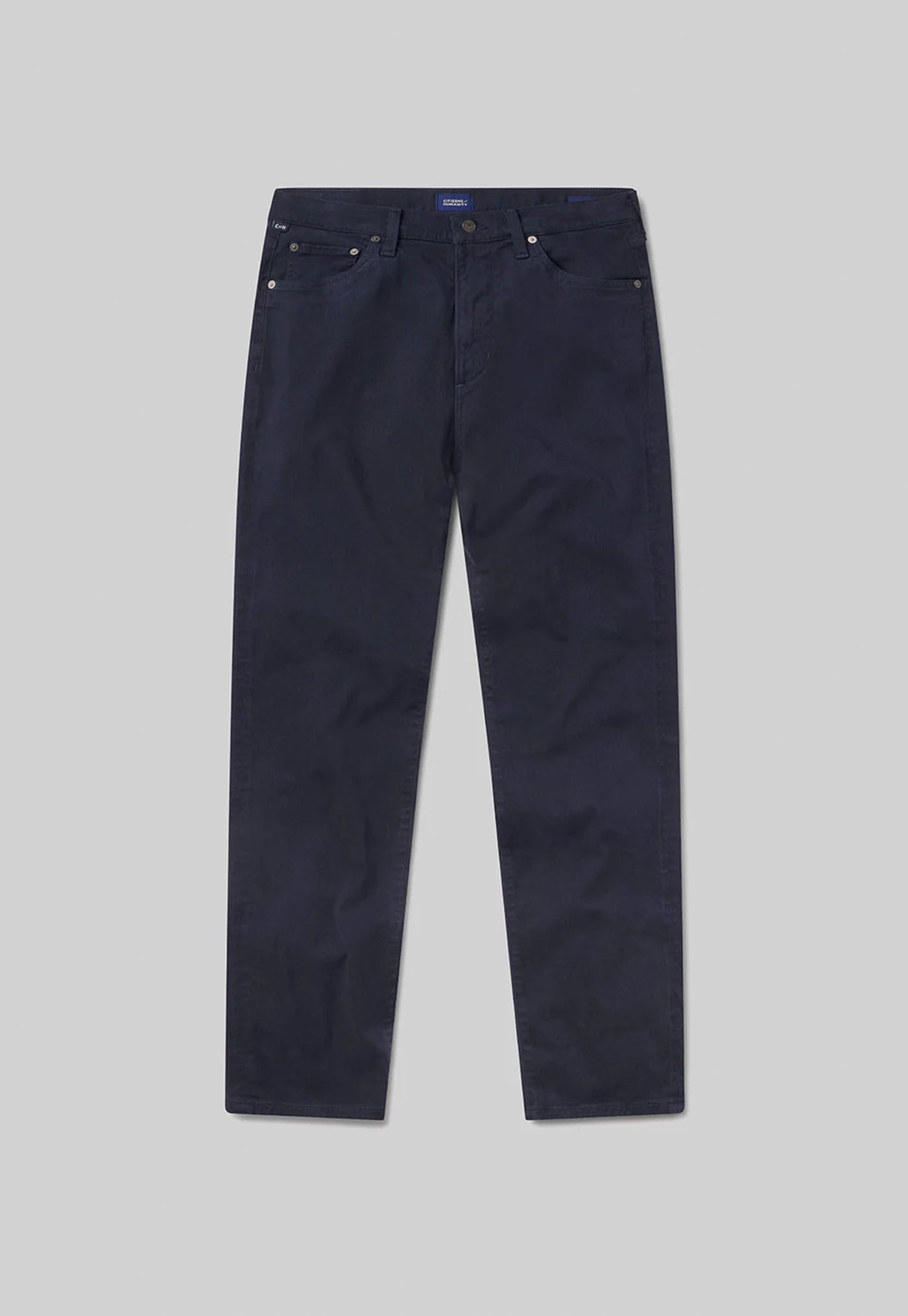 Elijah Straight Cashmere Touch Jean - Navy