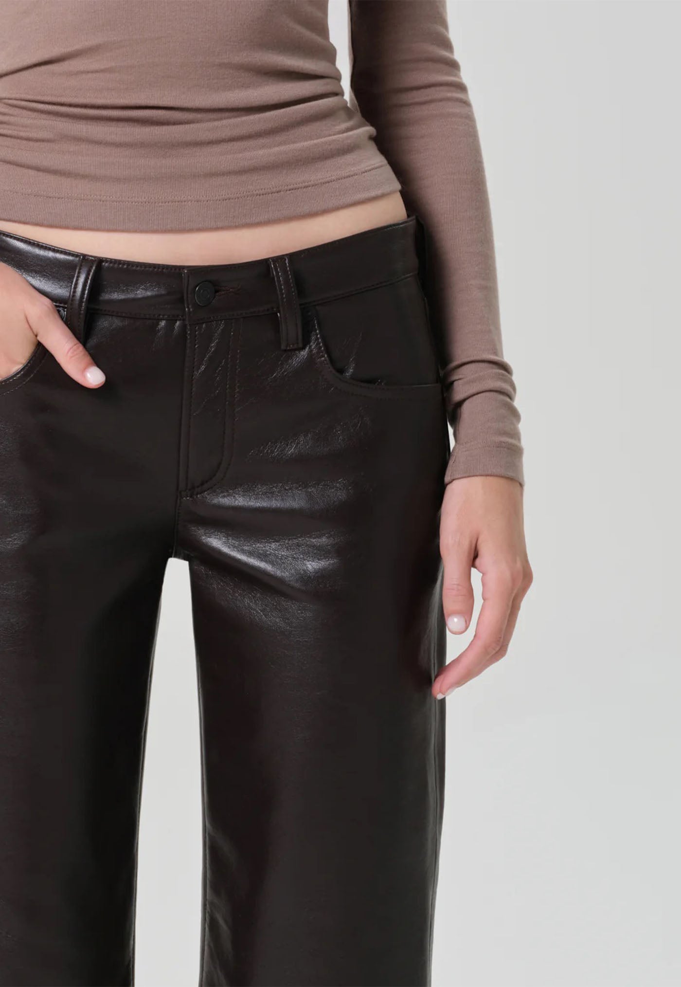 Faye Vintage Straight - Chocolate