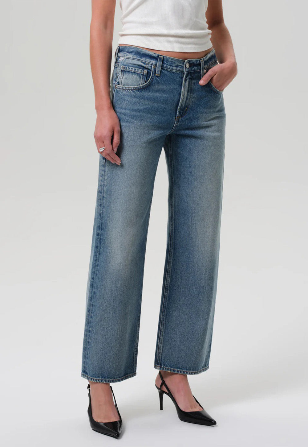 Lindz Low Rise Easy Straight Jean - Bijou