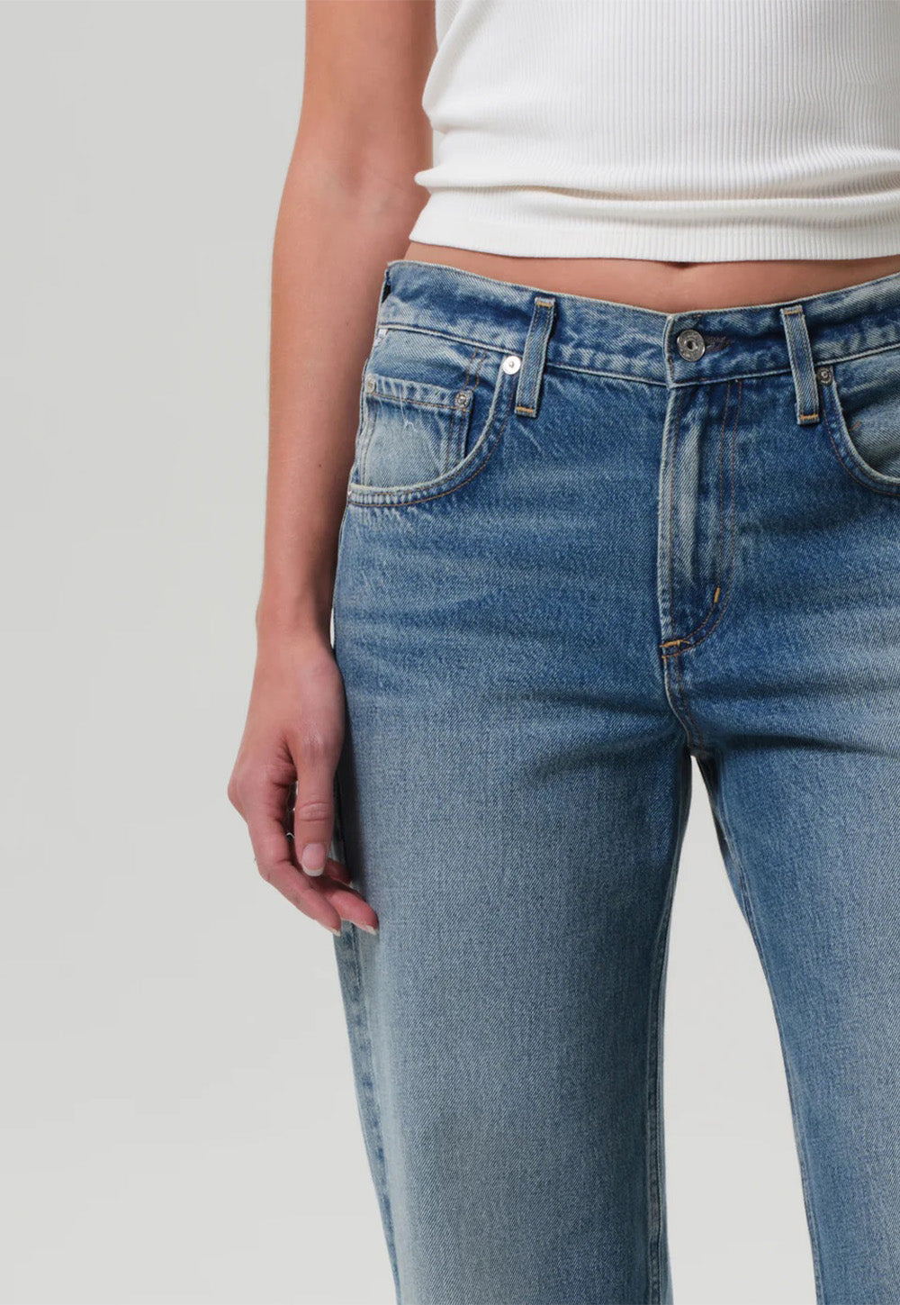 Lindz Low Rise Easy Straight Jean - Bijou