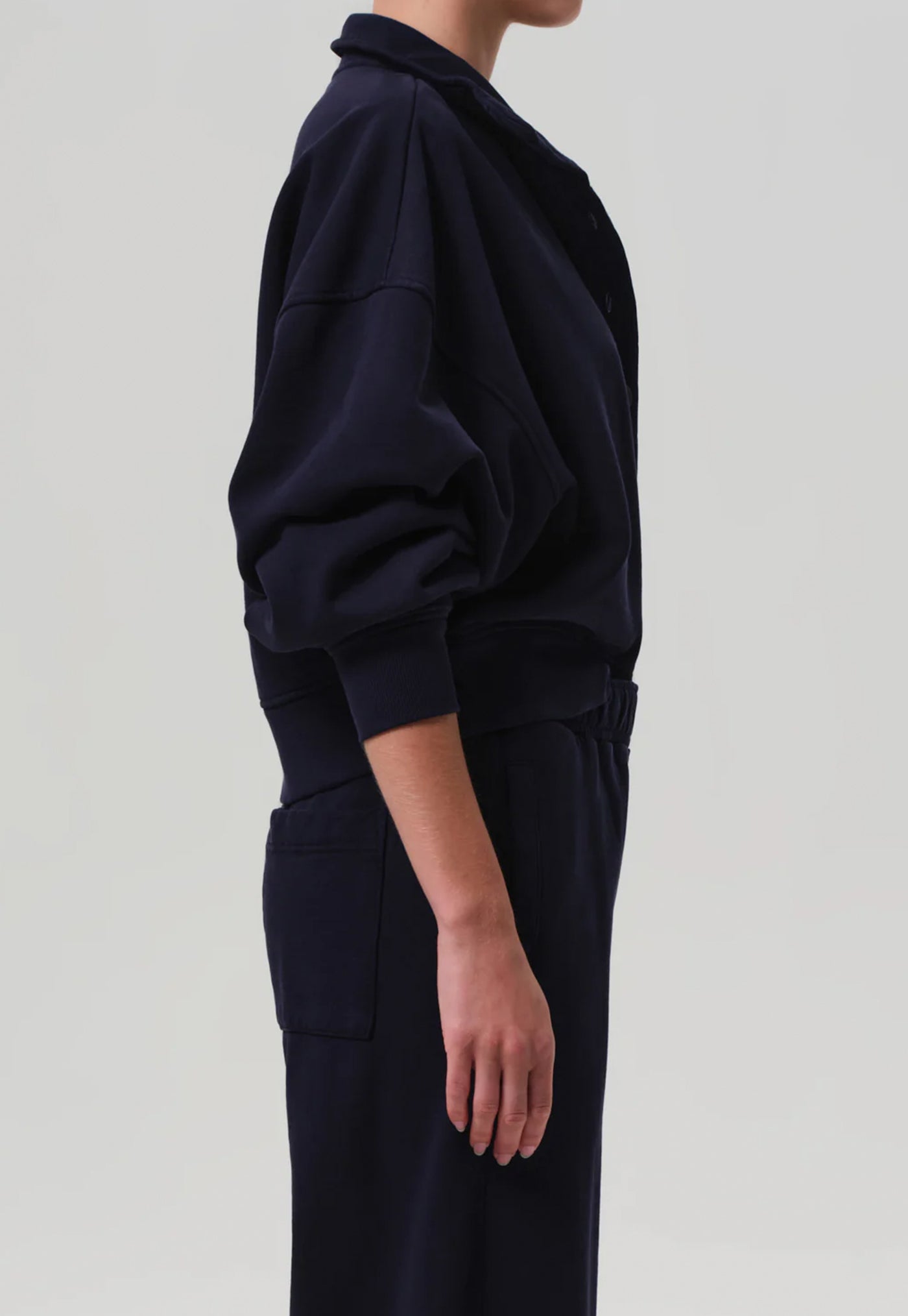 Mirelle Funnel Neck - Navy