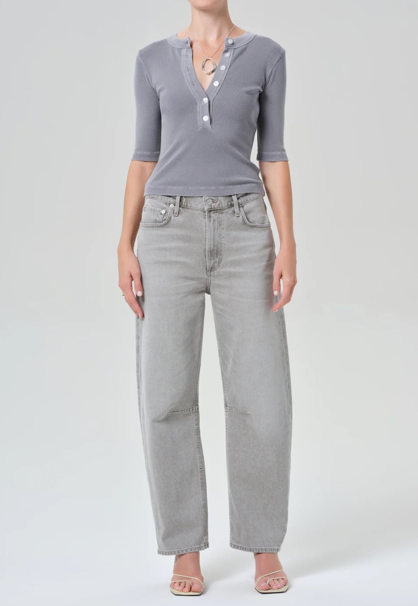 Miro Relaxed Jean - Quartz Grey