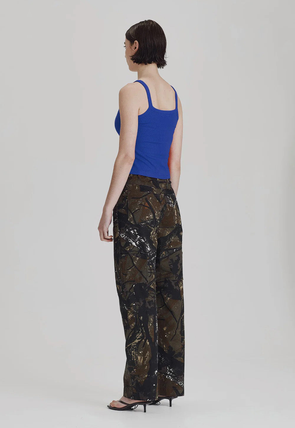 Base Rib Thin Tank - Cobalt