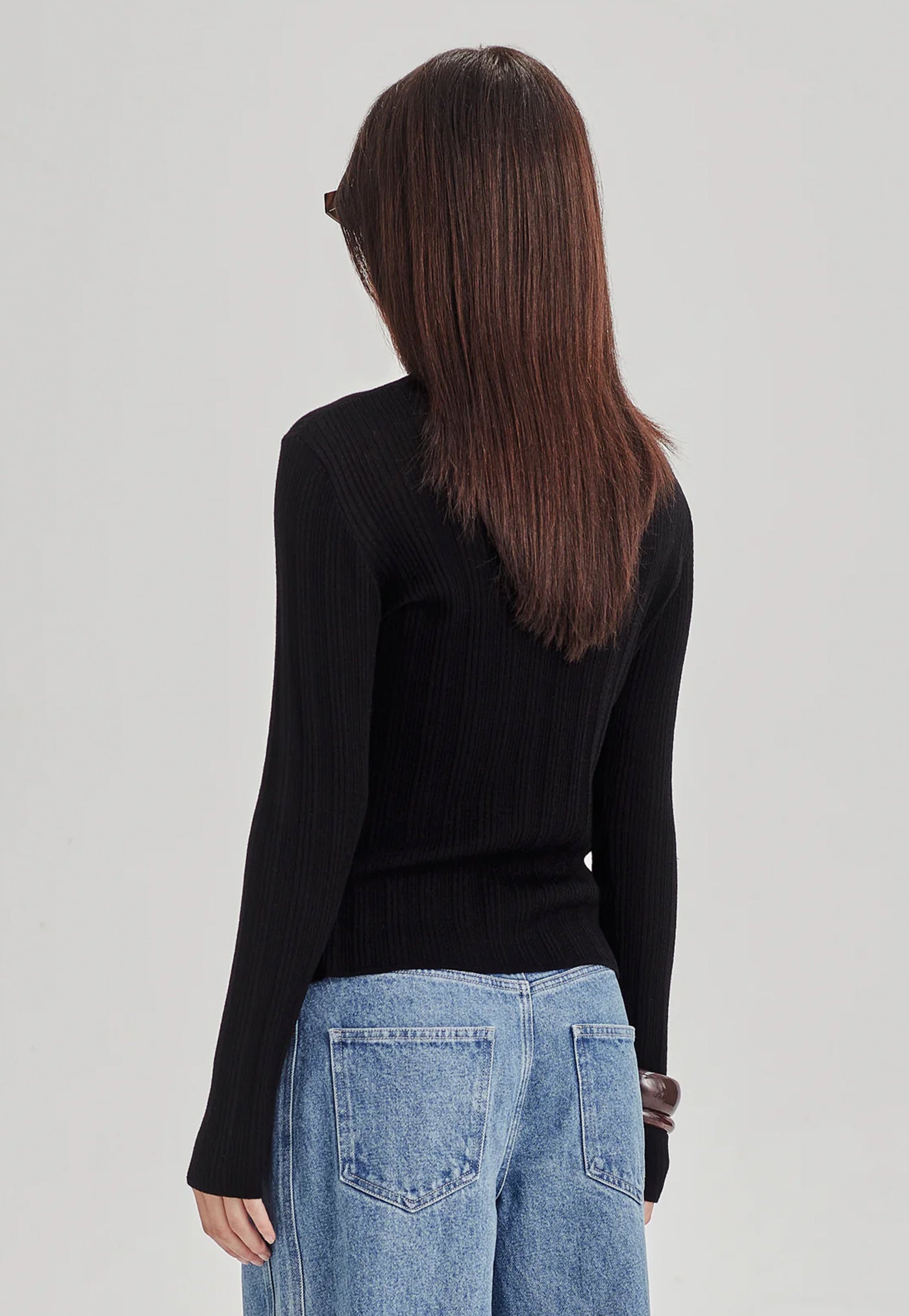 Superfine Wool Base Knit L/S - Black