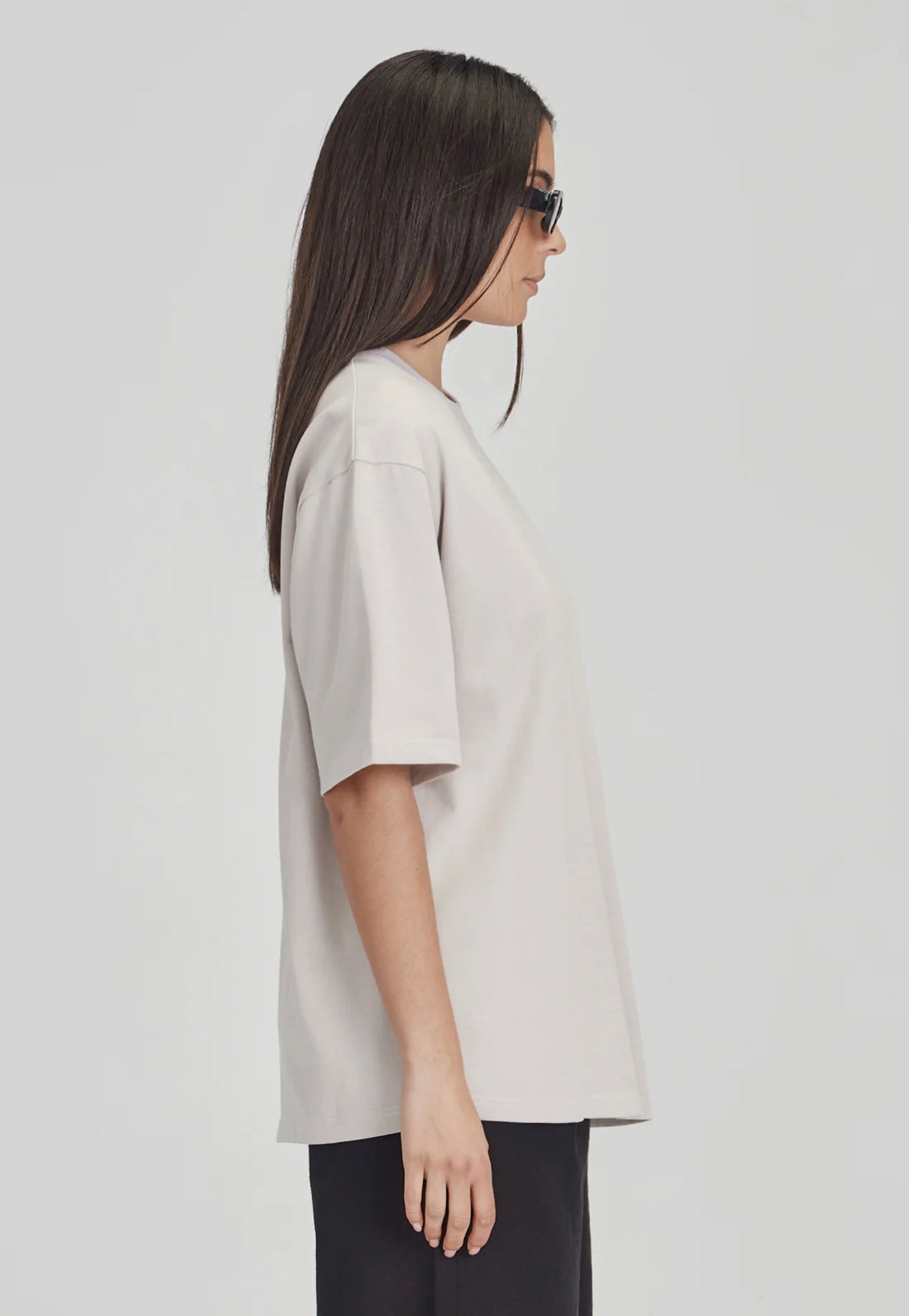 Heavy Longline Tee - Pumice sold by Angel Divine